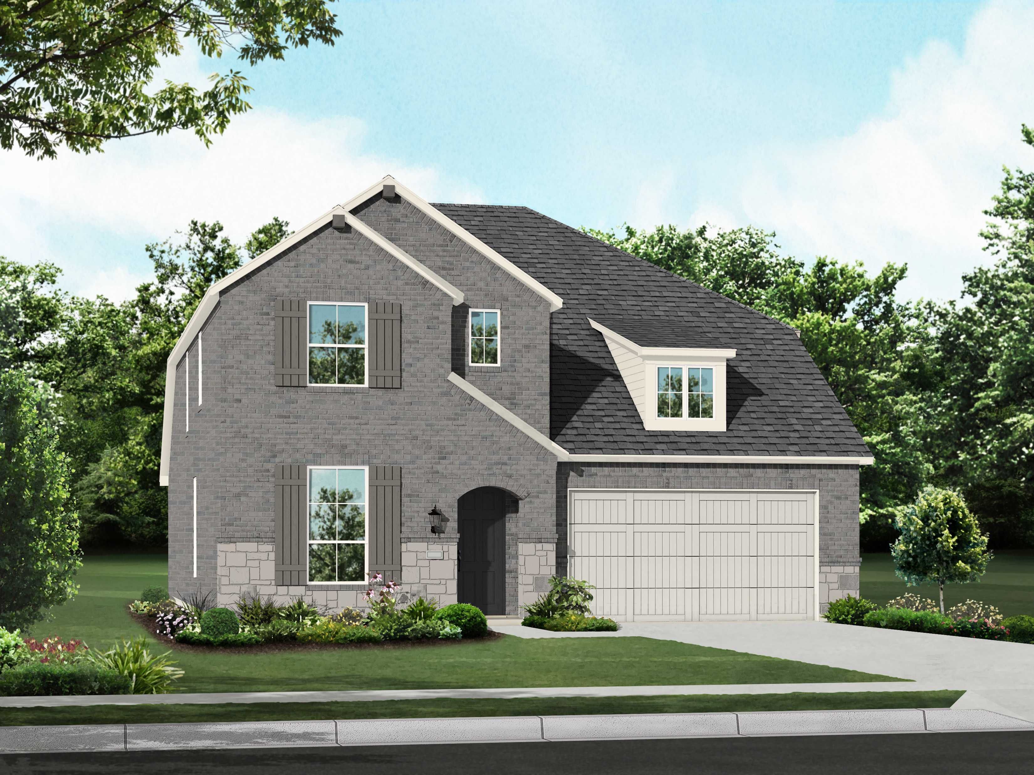 Plan Richmond - Emory Glen: Magnolia, Texas - Highland Homes