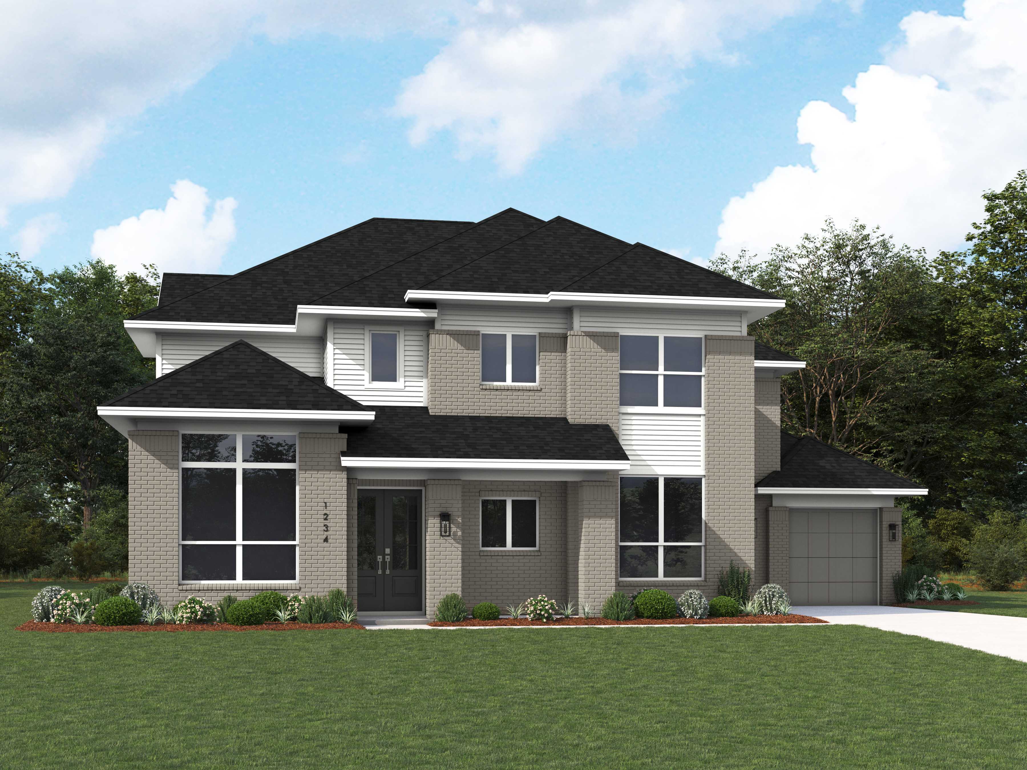 Plan Livorno - Cambridge Crossing: 74ft. lots: Celina, Texas - Highland Homes