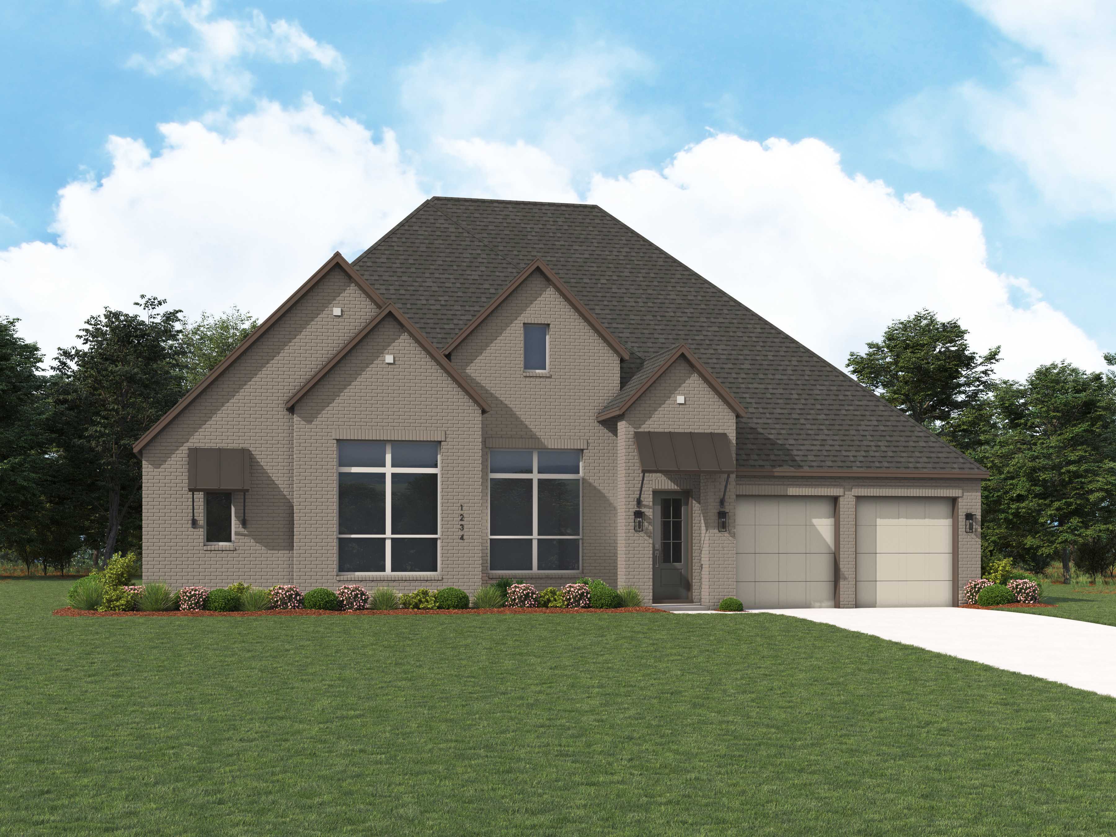 Plan Barletta - Parkside On The River: 70ft. lots: Georgetown, Texas - Highland Homes