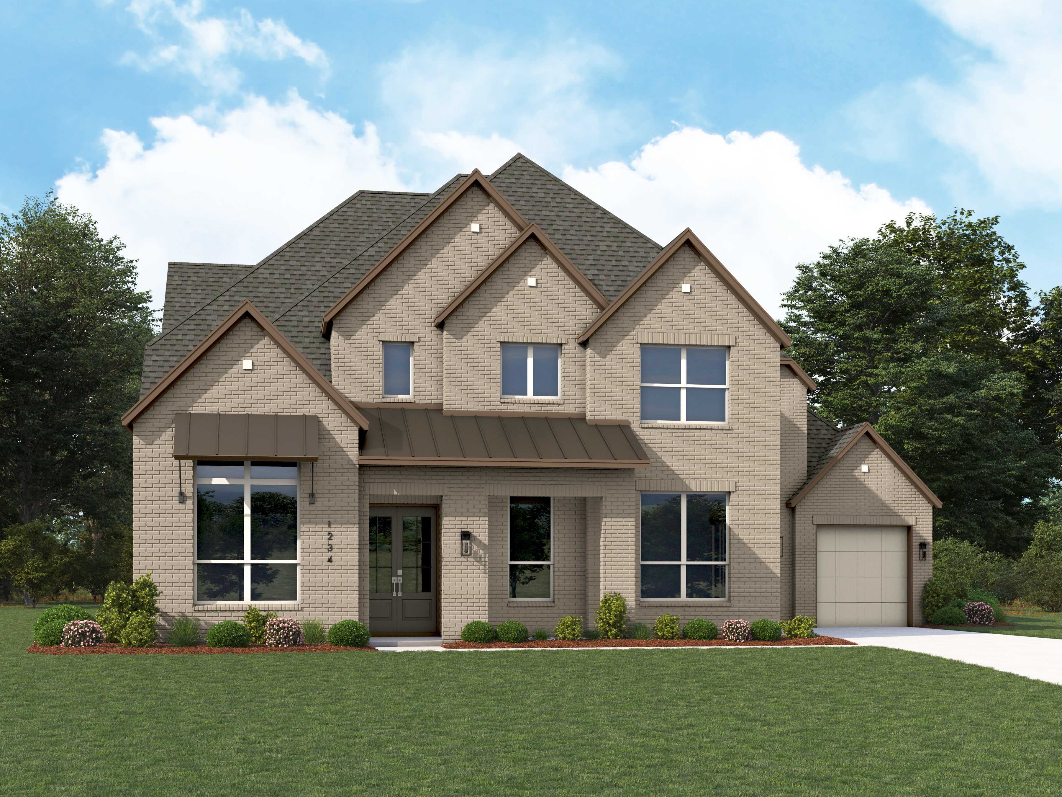 Plan Livorno - Parkside On The River: 70ft. lots: Georgetown, Texas - Highland Homes