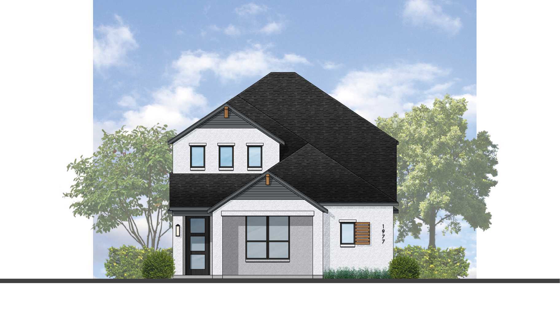 Plan Cassatt - Indigo: 40ft. lots: Richmond, Texas - Highland Homes