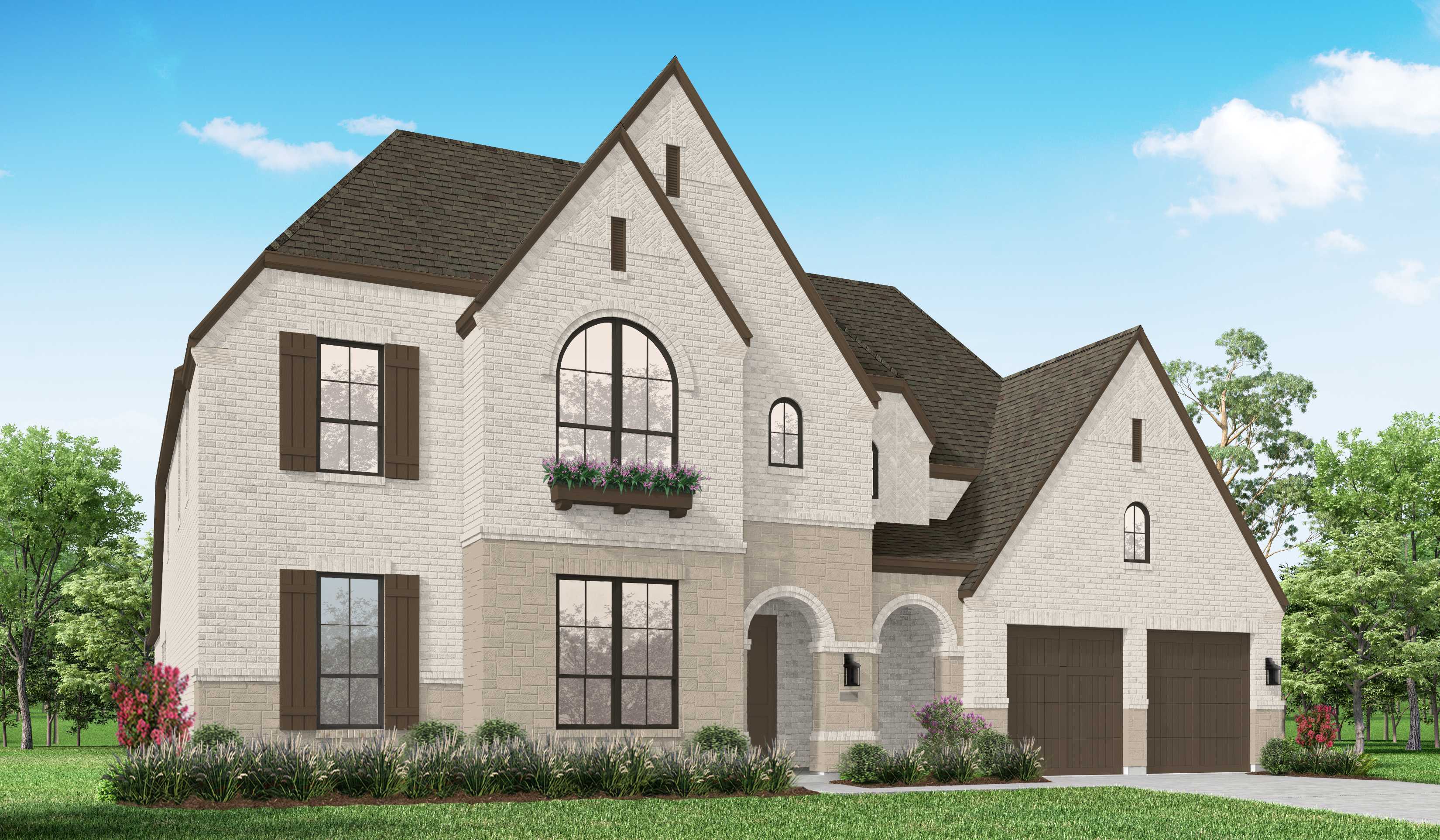Plan Ravenna - Star Trail: 86ft. lots: Prosper, Texas - Highland Homes