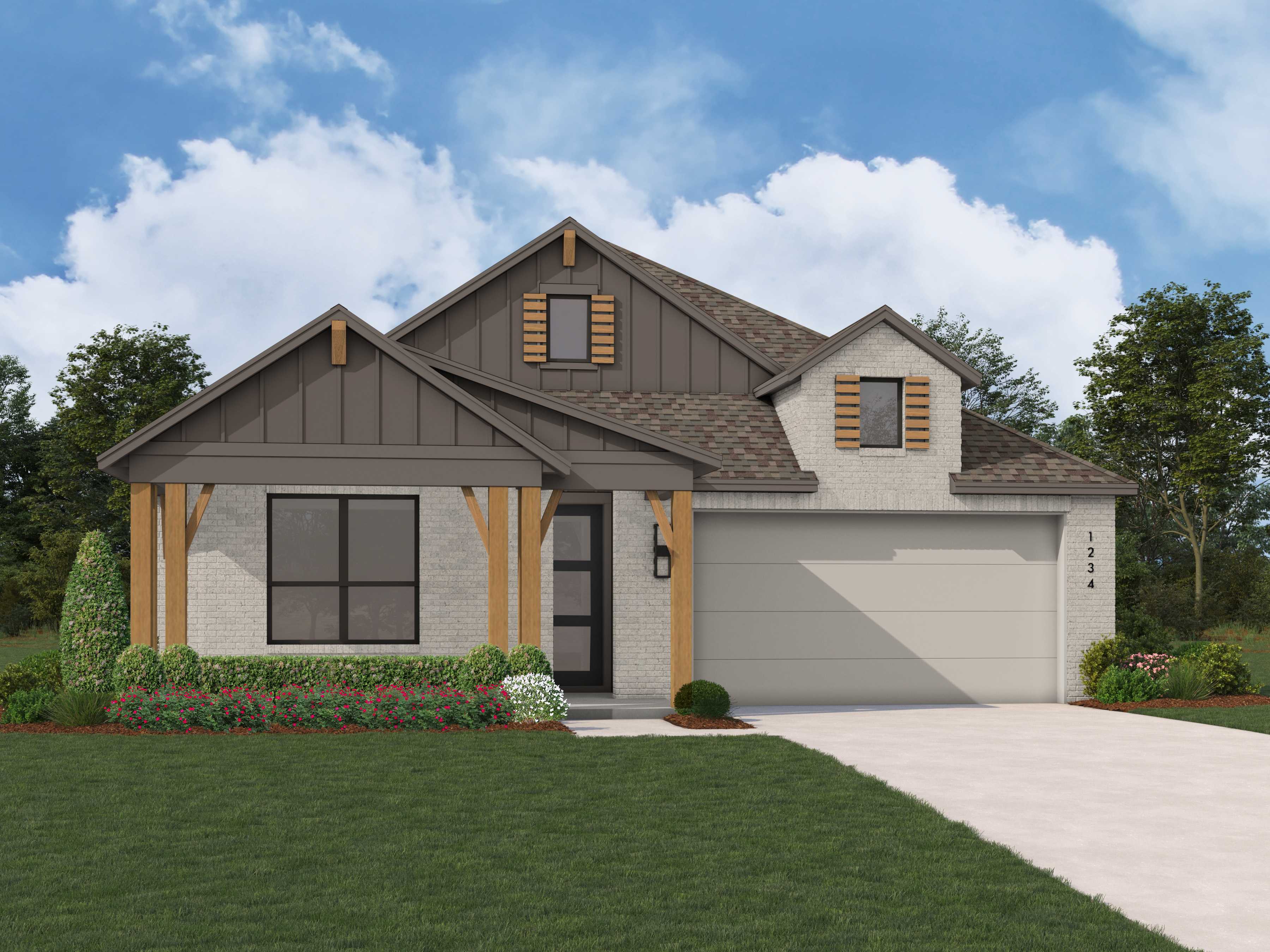 Plan Matisse - Lariat: 50ft. lots: Liberty Hill, Texas - Highland Homes