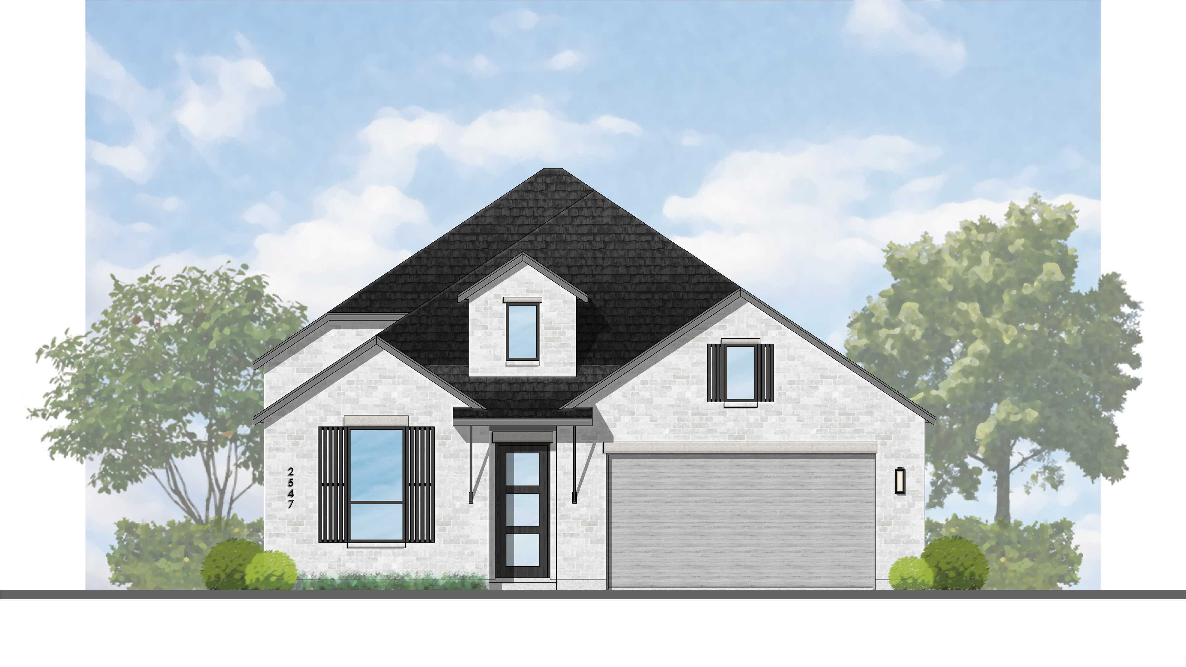 Plan Surrey - Wildridge: Oak Point, Texas - Highland Homes
