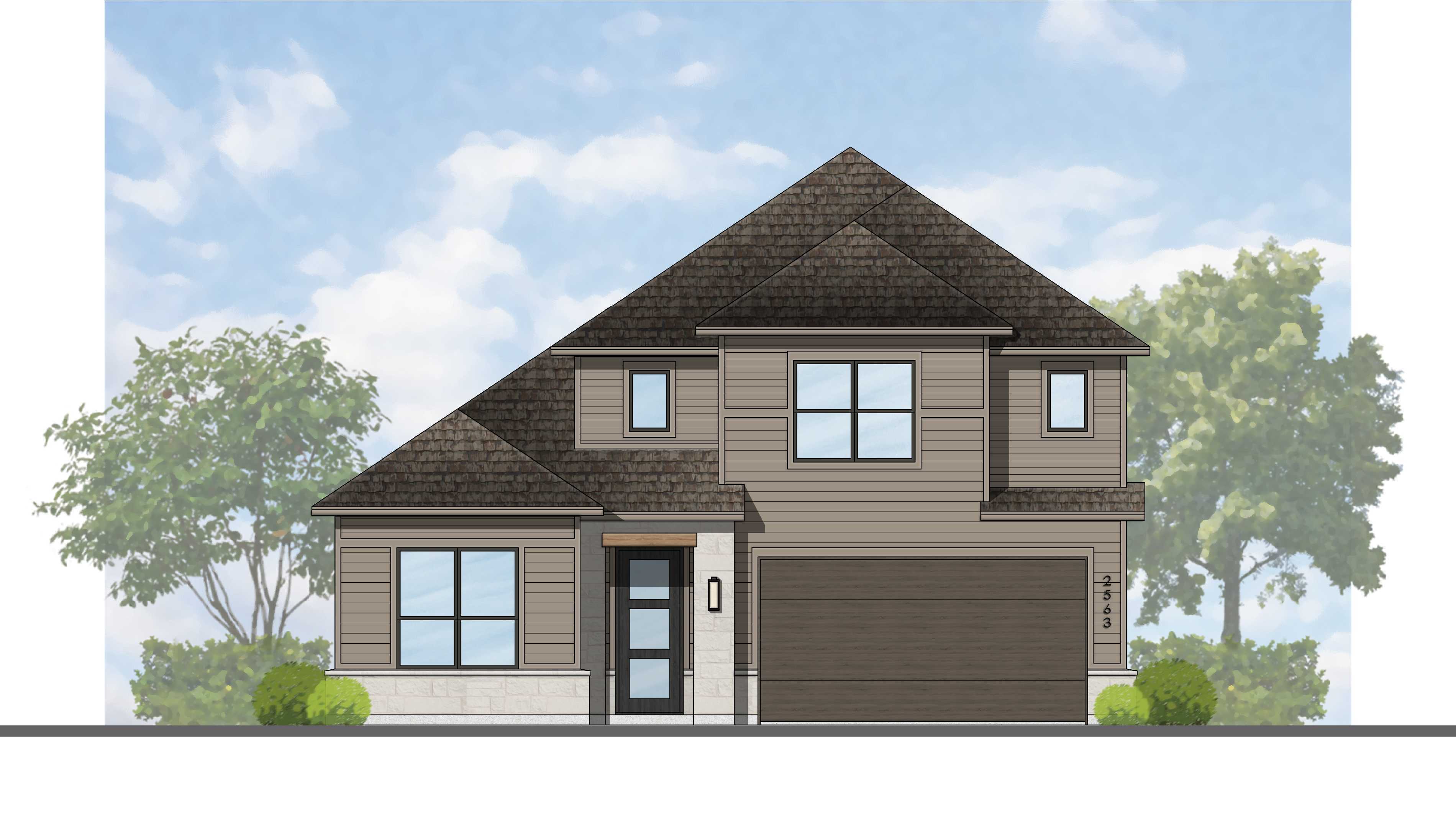 Plan Torres - The Crossvine: Schertz, Texas - Highland Homes