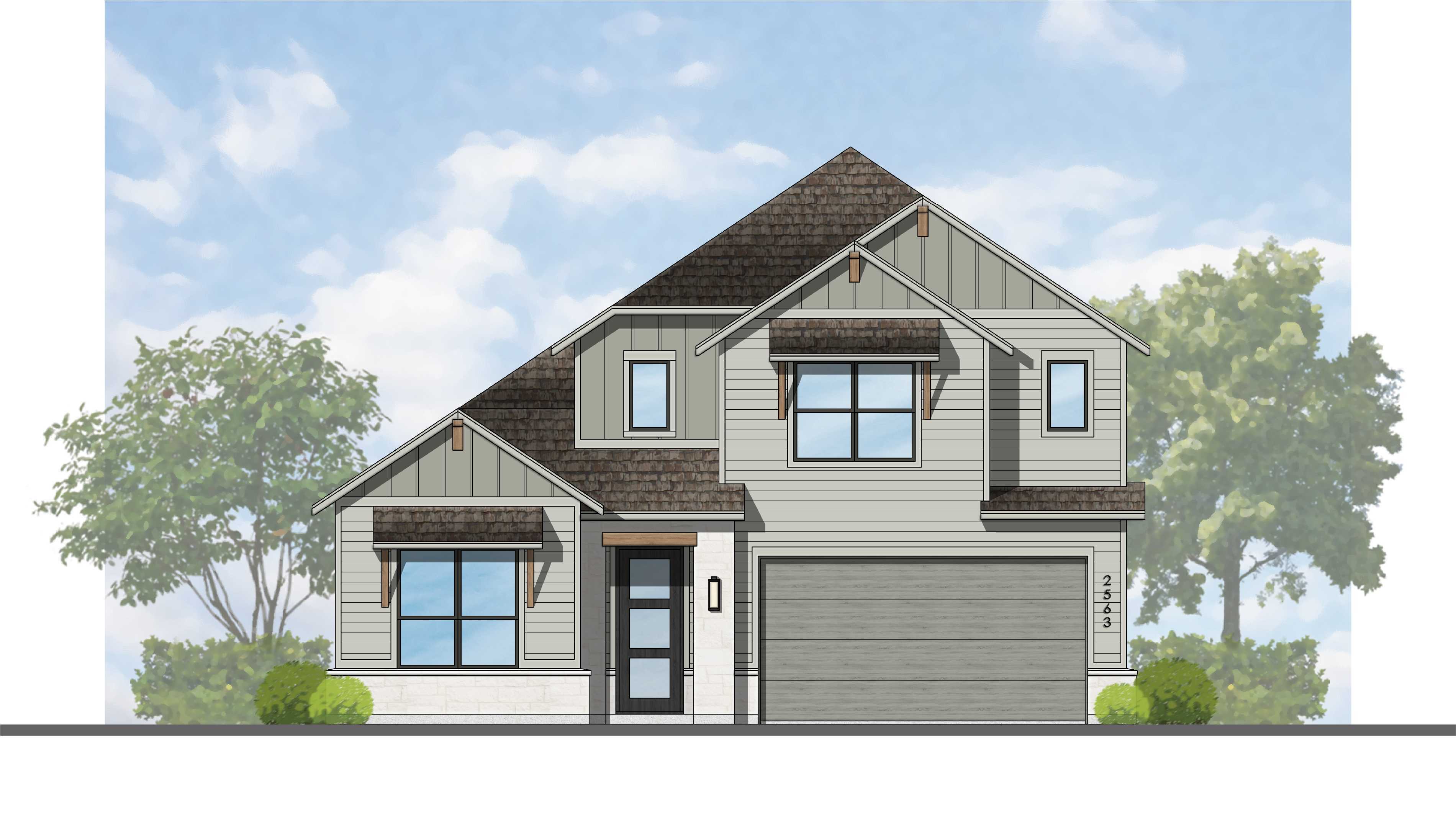 Plan Torres - Lariat: 50ft. lots: Liberty Hill, Texas - Highland Homes