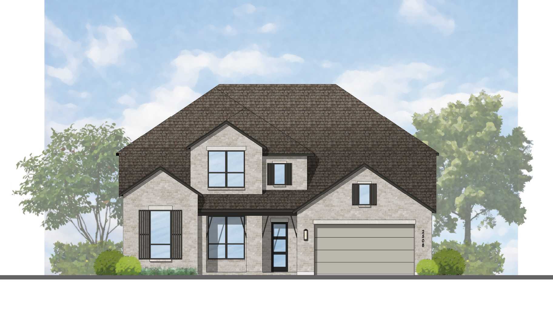 Plan Sheffield - Alsatian Oaks: 60ft. lots: Castroville, Texas - Highland Homes