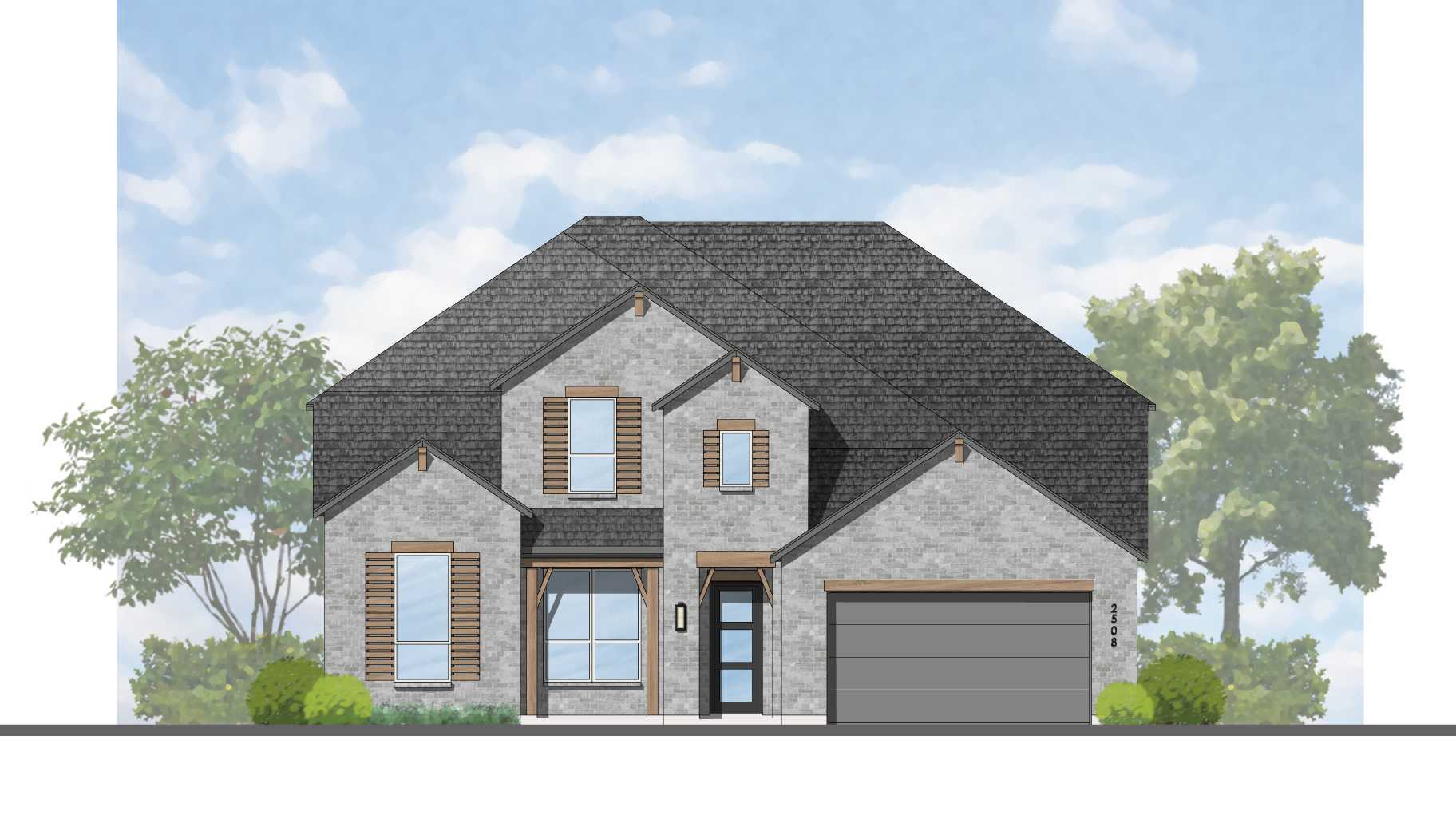 Plan Sheffield - Thompson Farms: 60ft. lots: Van Alstyne, Texas - Highland Homes