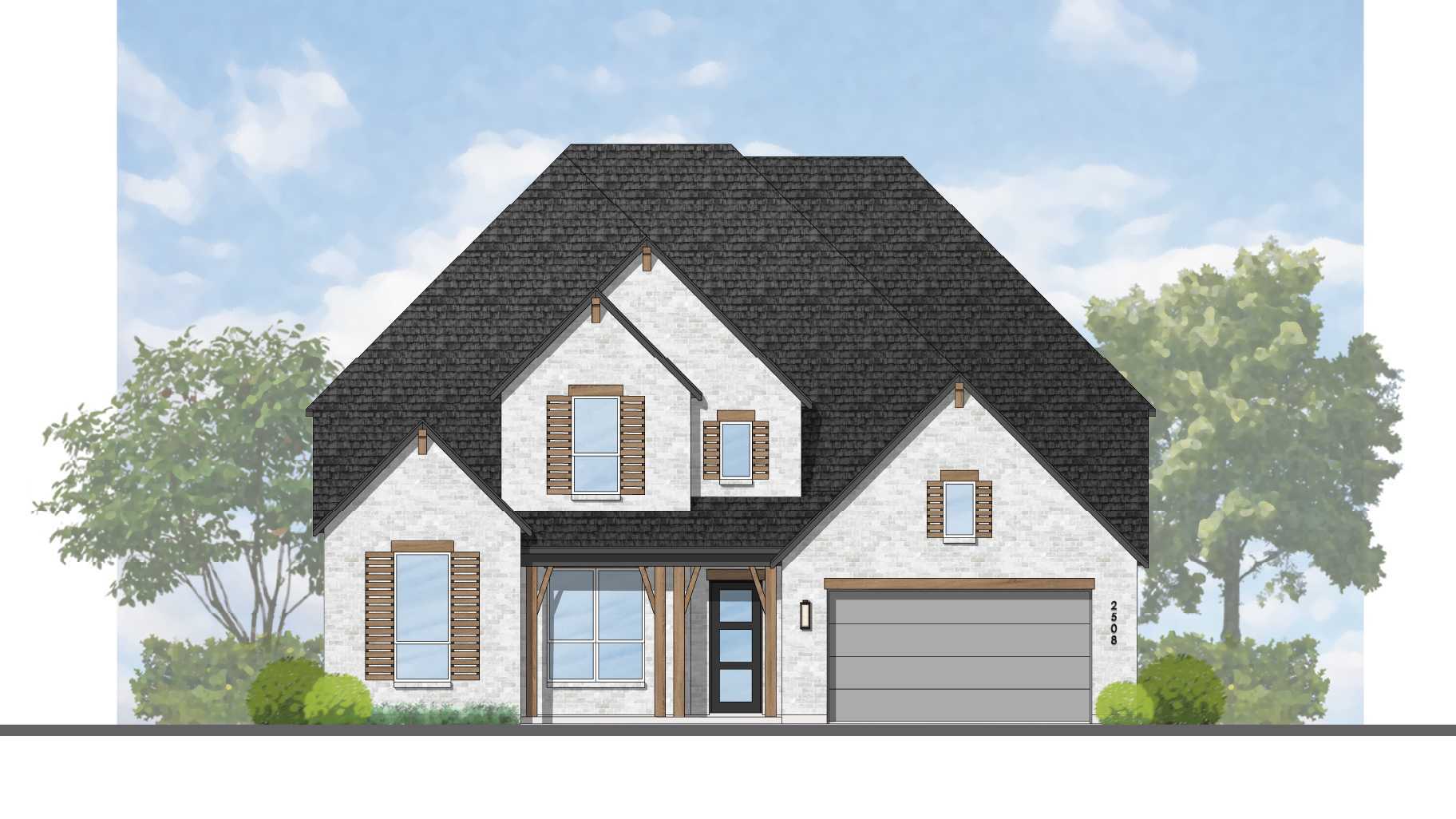 Plan Sheffield - The George: Richmond, Texas - Highland Homes
