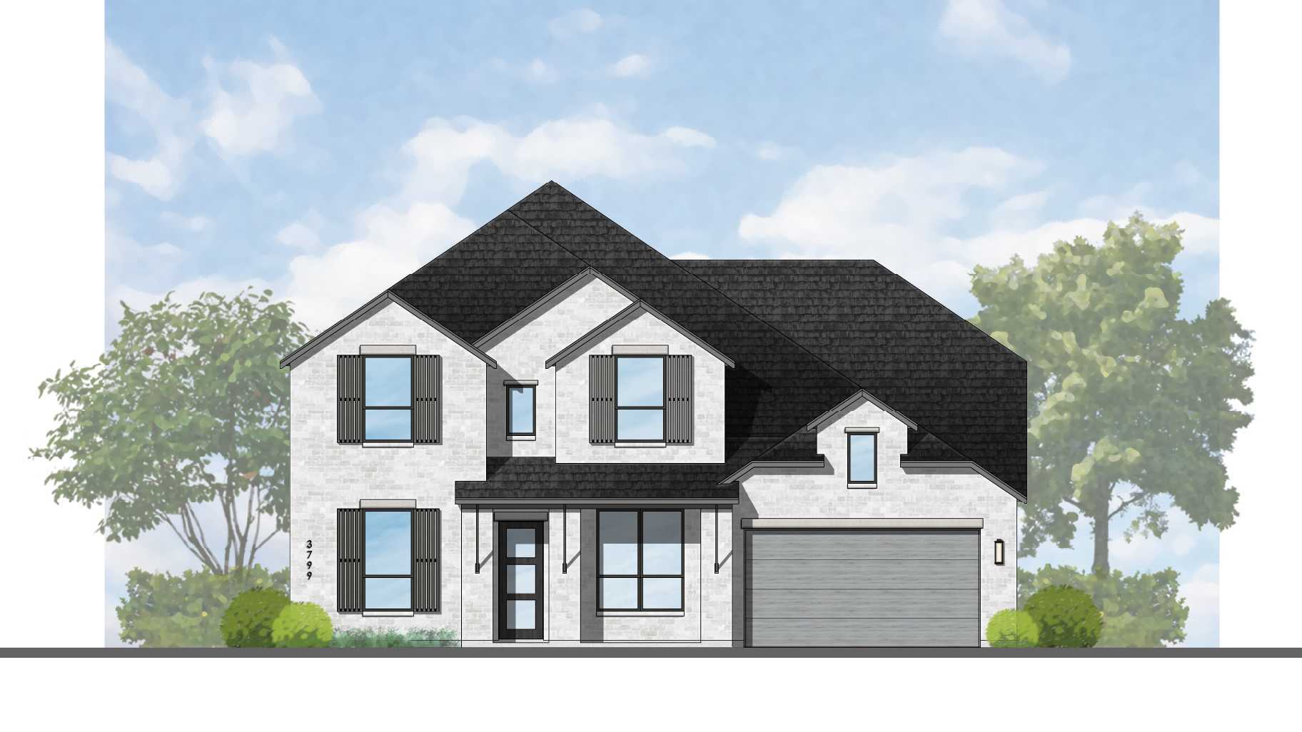 Hallie's Cove por Highland Homes en San Antonio Texas