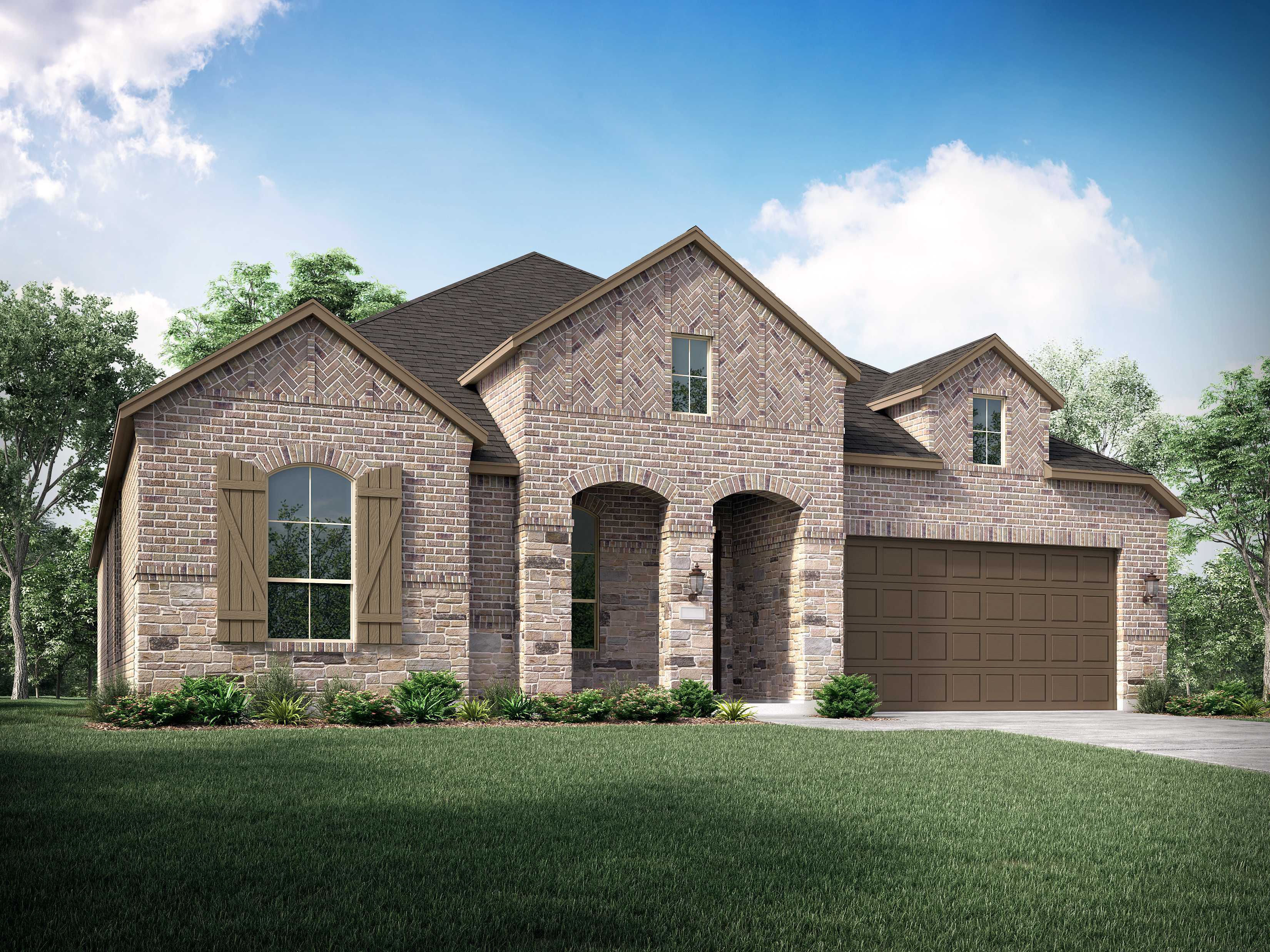 Plan Fleetwood - 6 Creeks at Waterridge: 60ft. lots: Kyle, Texas - Highland Homes
