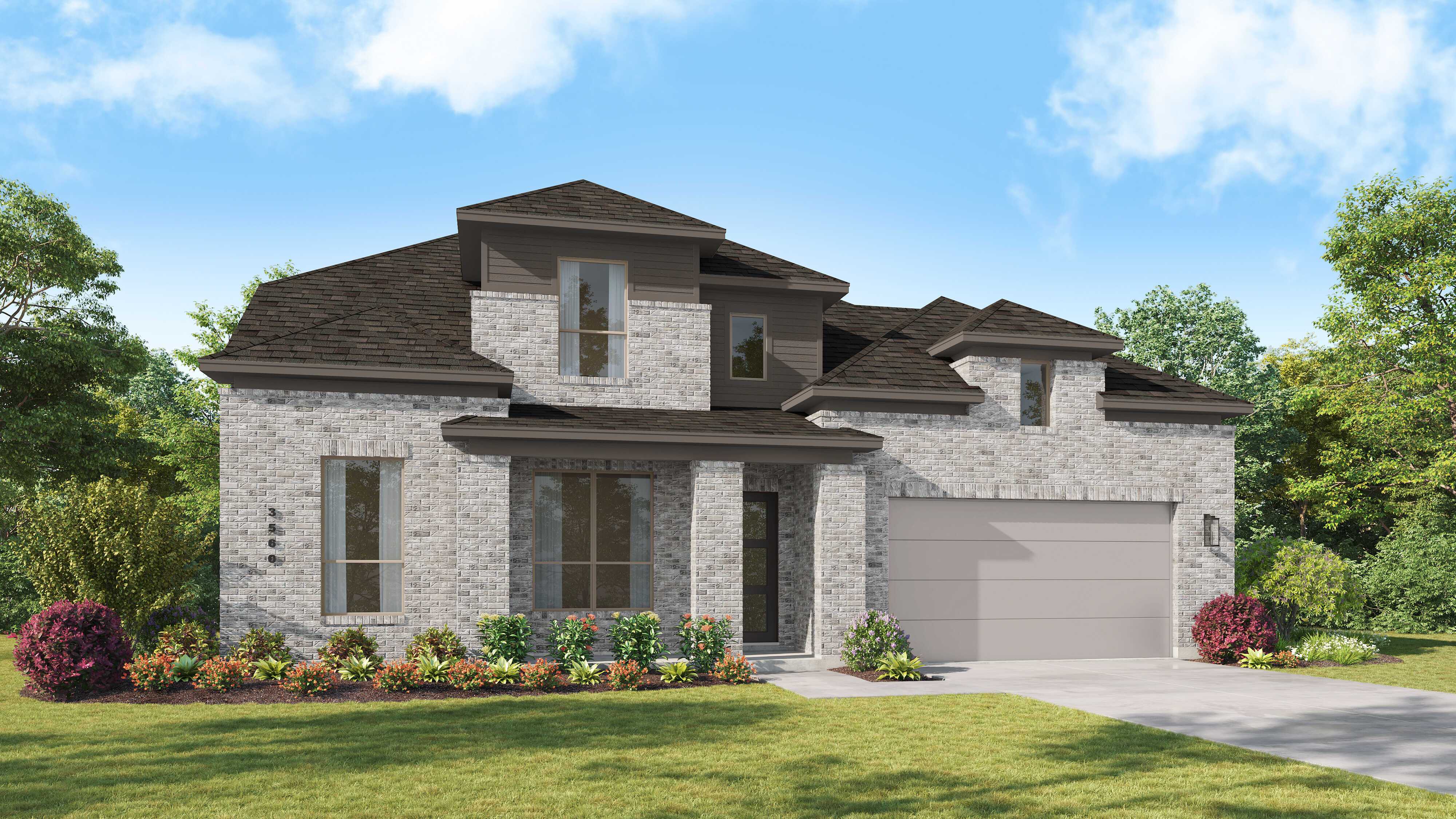 Plan Telford - Mosaic: 60ft. lots: Prosper, Texas - Highland Homes