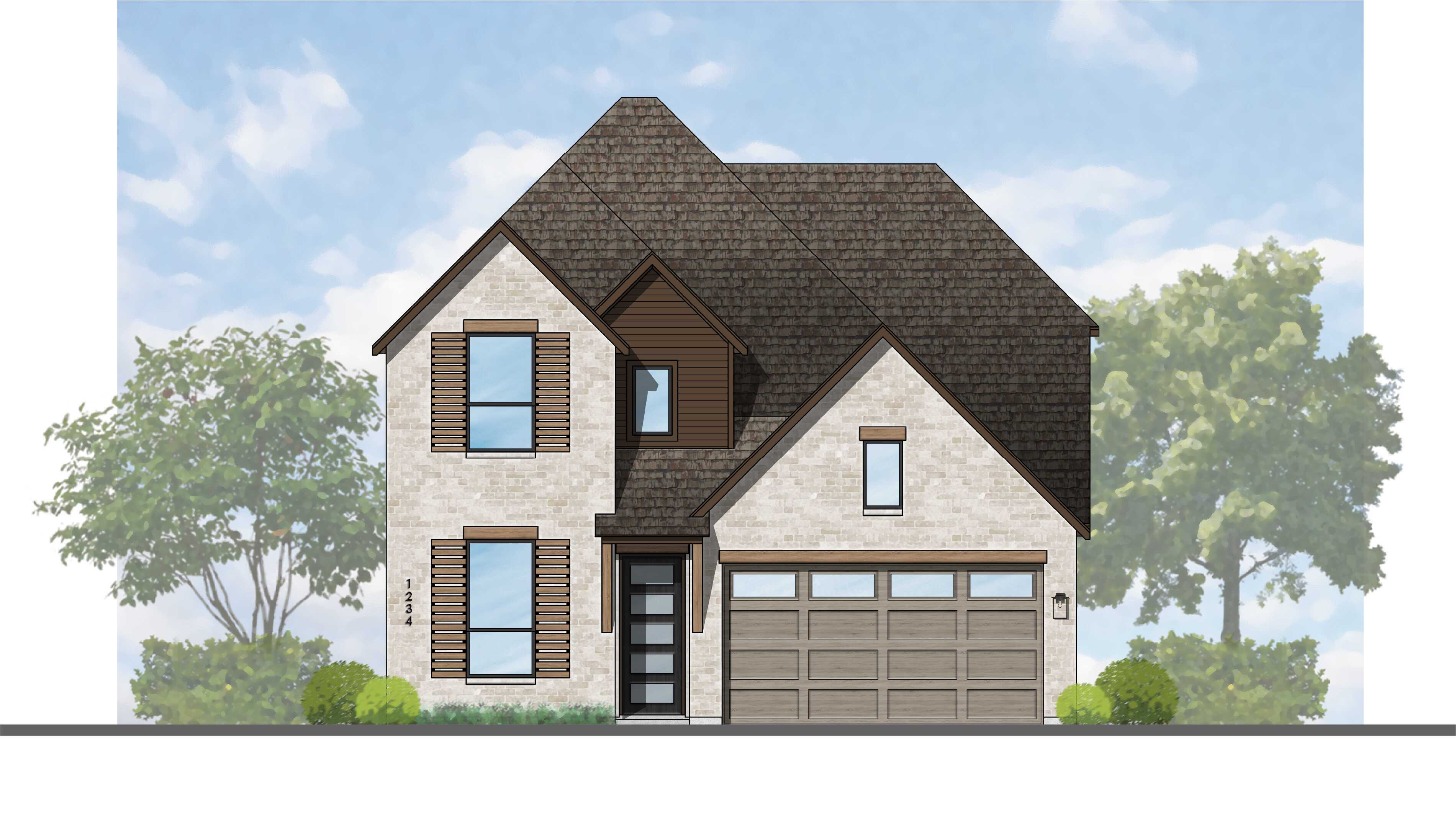 Plan Griffith - Treeline: Justin, Texas - Highland Homes