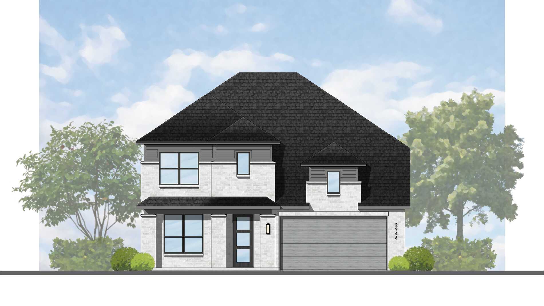 Plan Solomon - Parkside Peninsula: Georgetown, Texas - Highland Homes