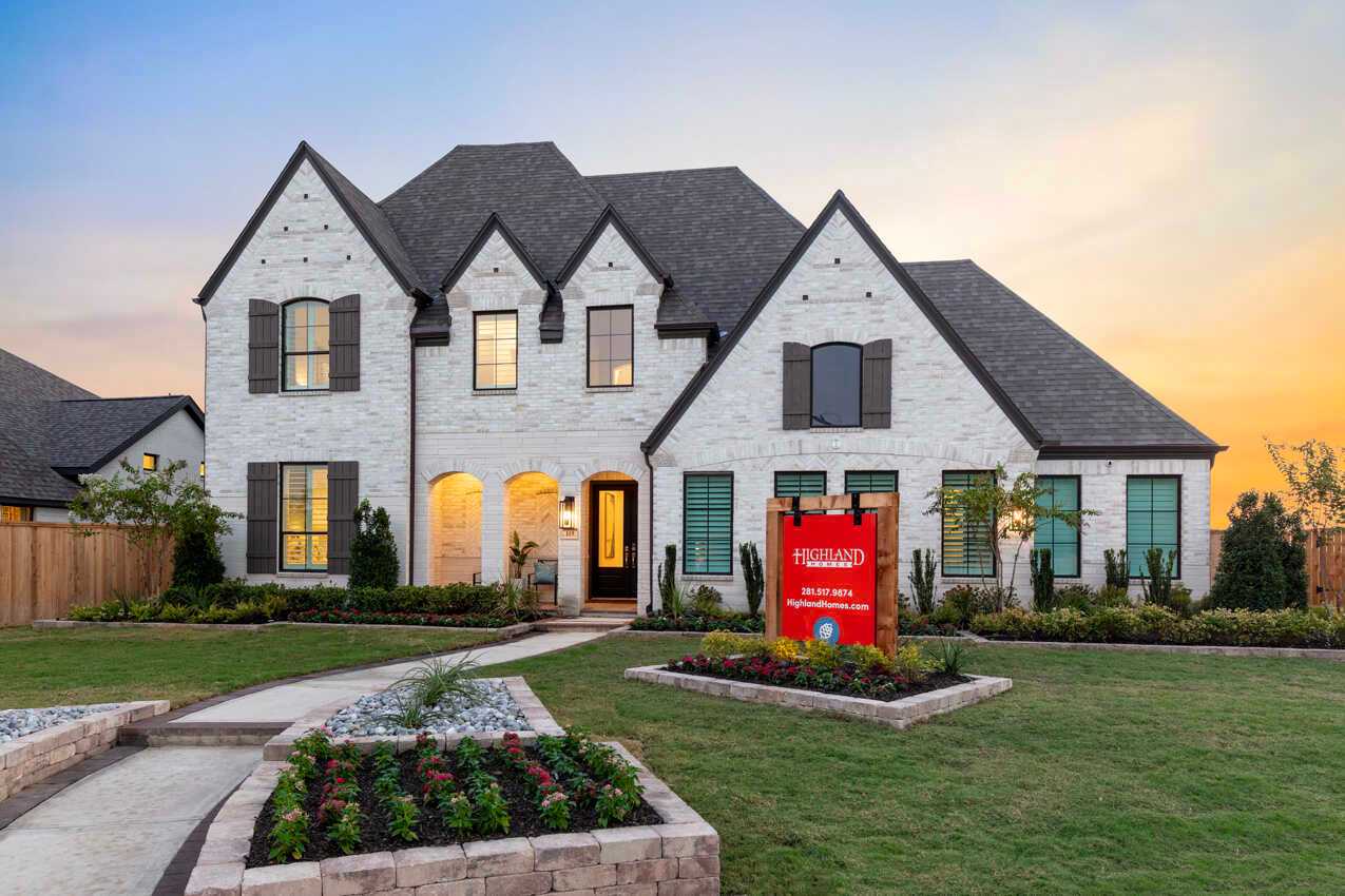 Briarley por Highland Homes en Houston Texas