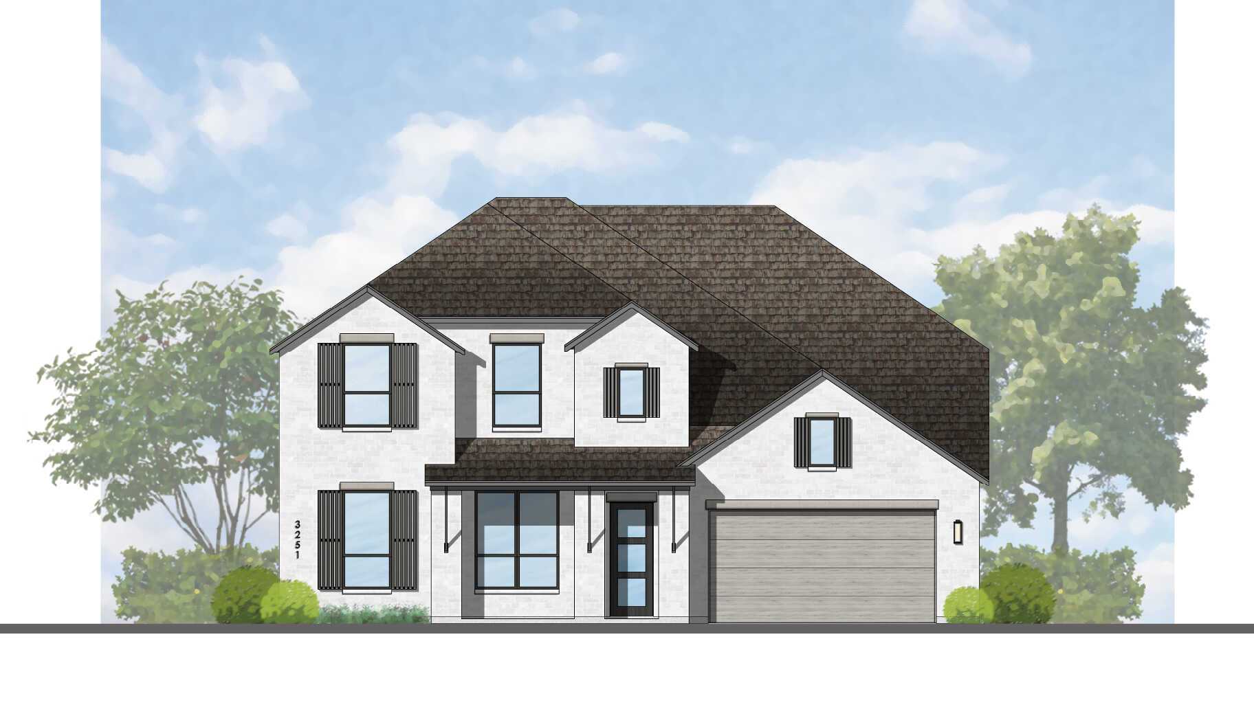 Plan Millbeck - Monterra: 70ft. lots: Fate, Texas - Highland Homes