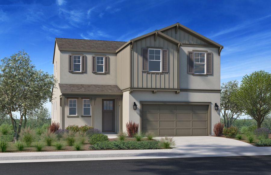 Plan 3 - The Paseos at Carmichael: Carmichael, California - Homes by Towne