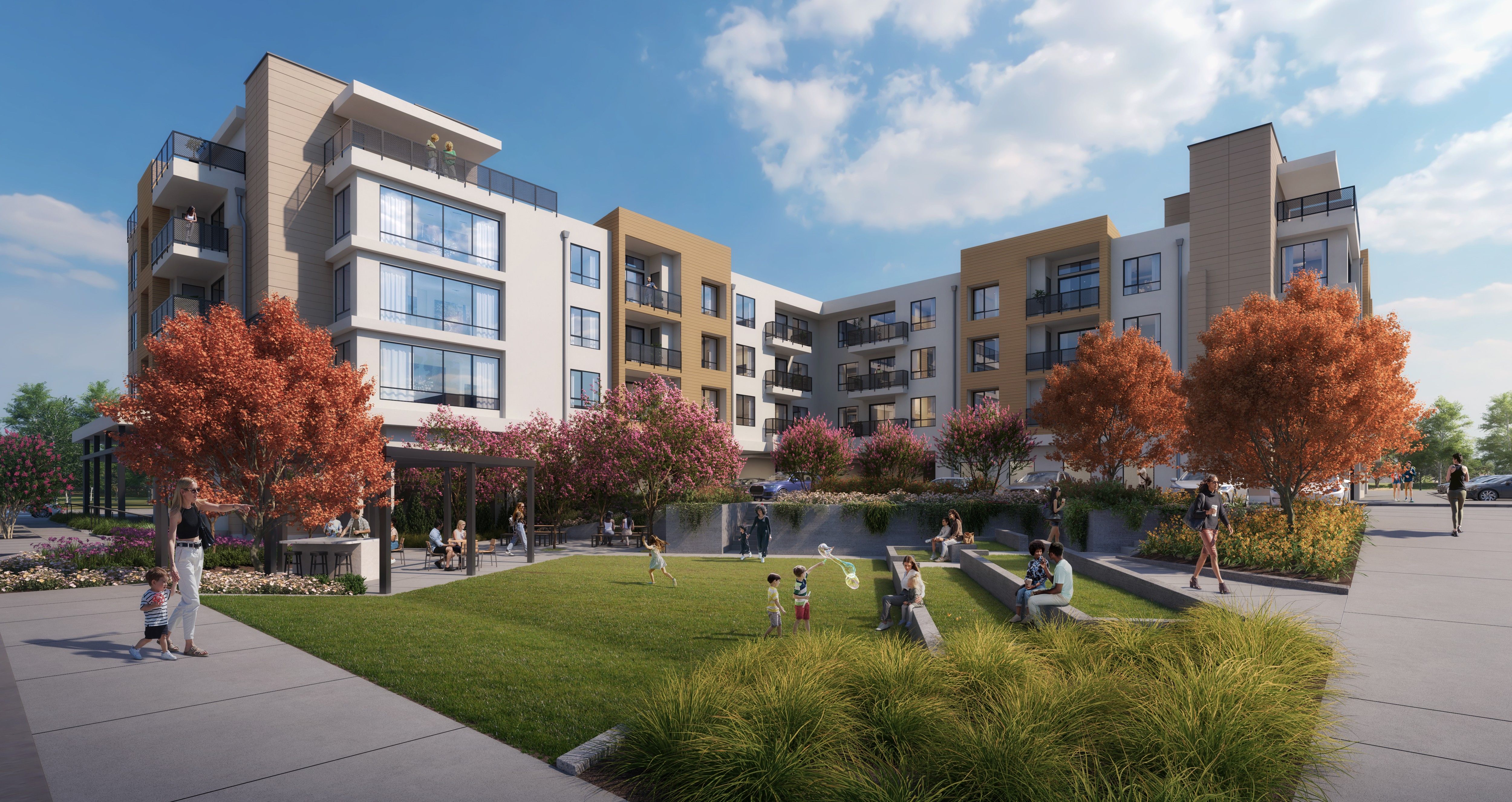 HayView Plan 7 - SoMi Townhomes and Condominiums: Hayward, California - Homes Built For America