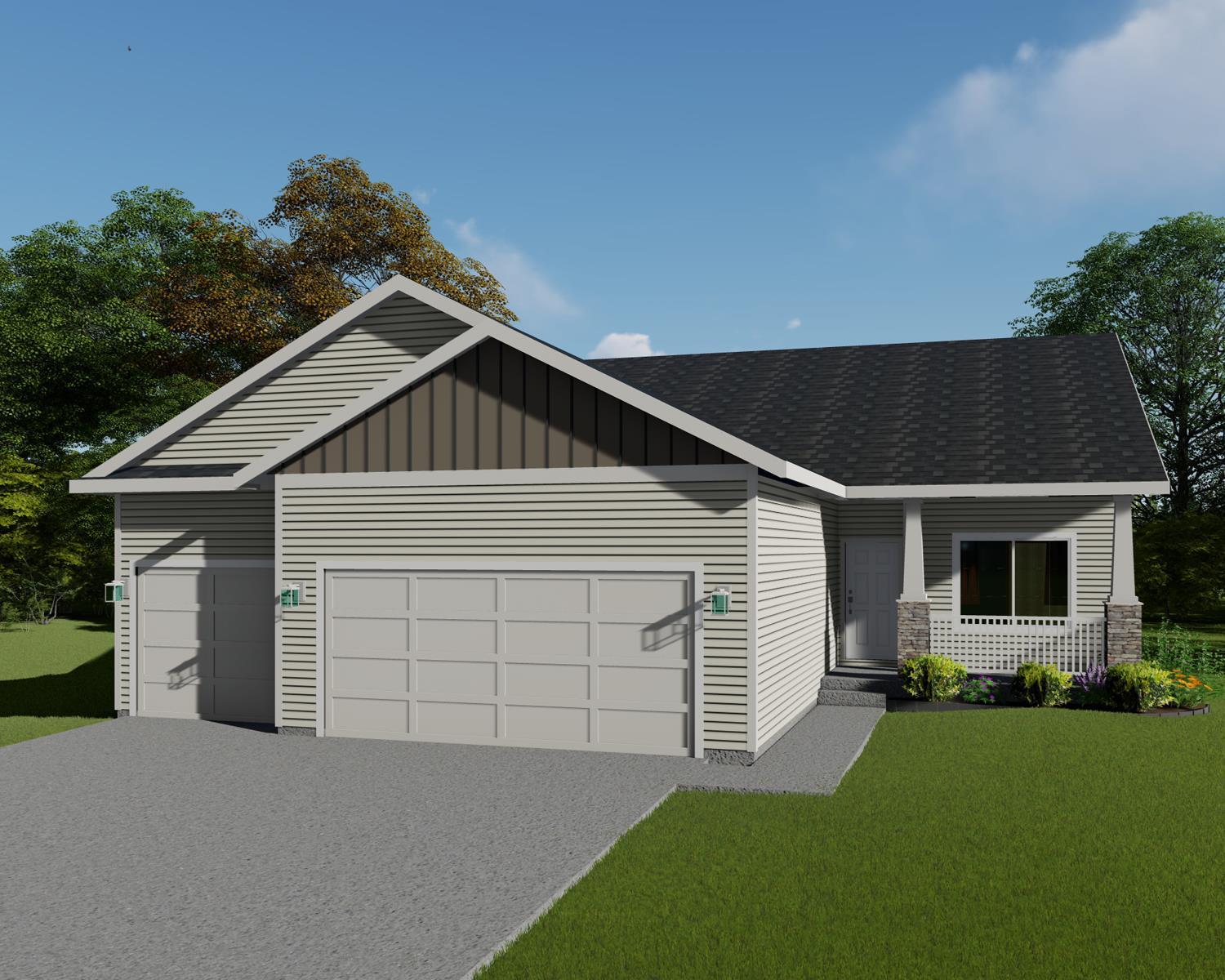 Village on the Ridge por Hubbell Homes en Des Moines Iowa