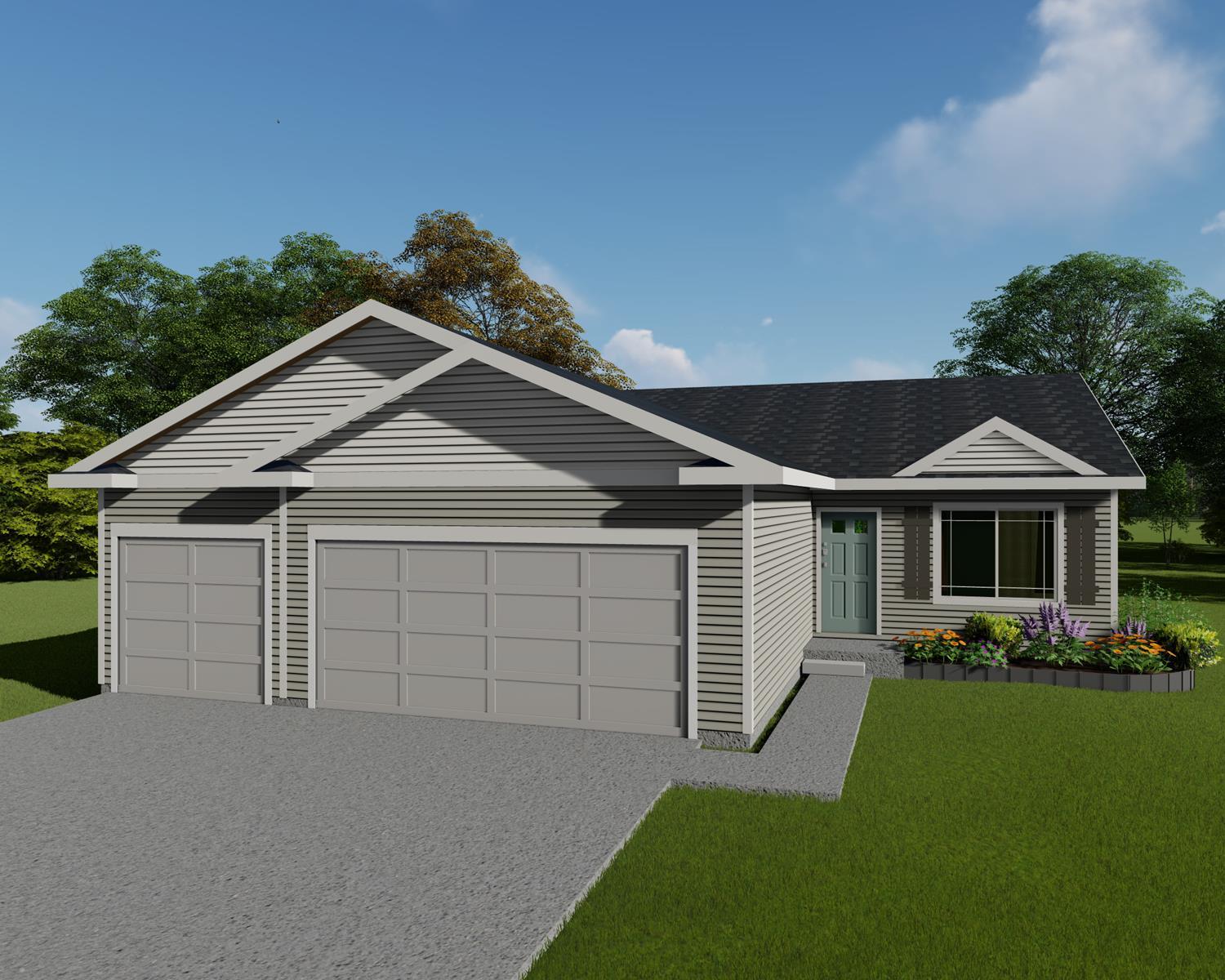 Tuscany por Hubbell Homes en Des Moines Iowa