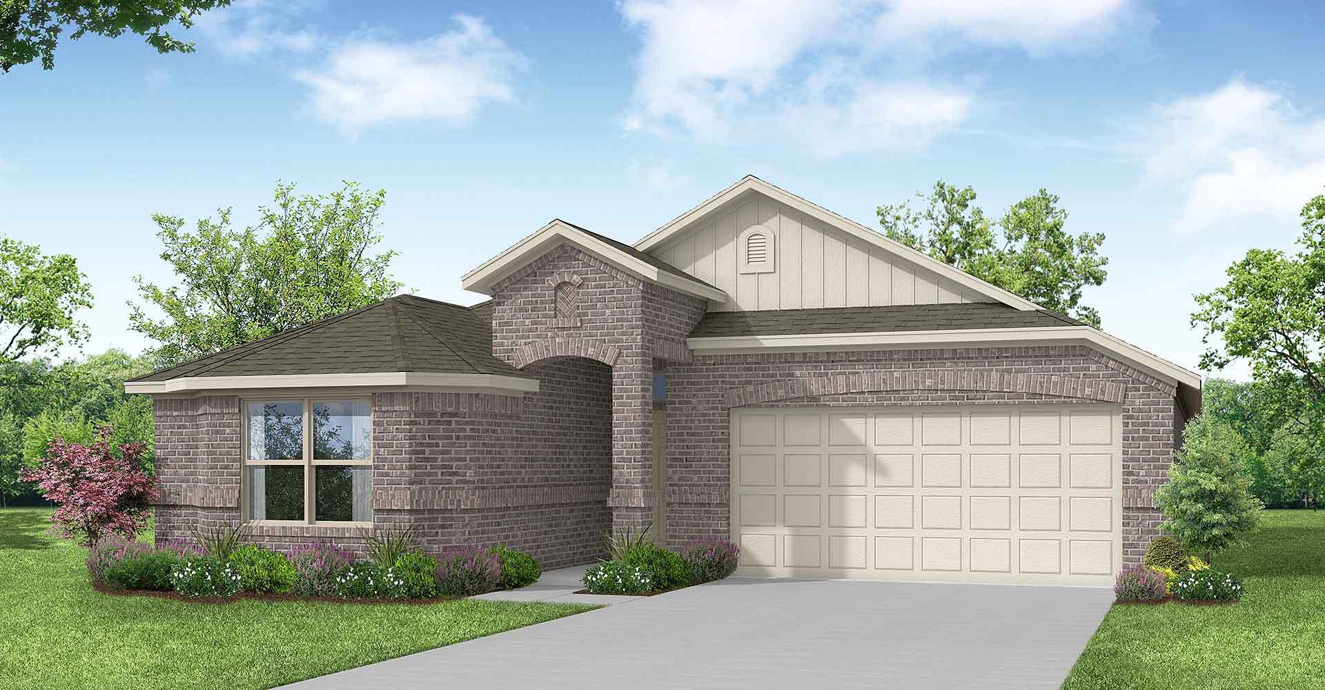 Belmont por Impression Homes en Dallas Texas