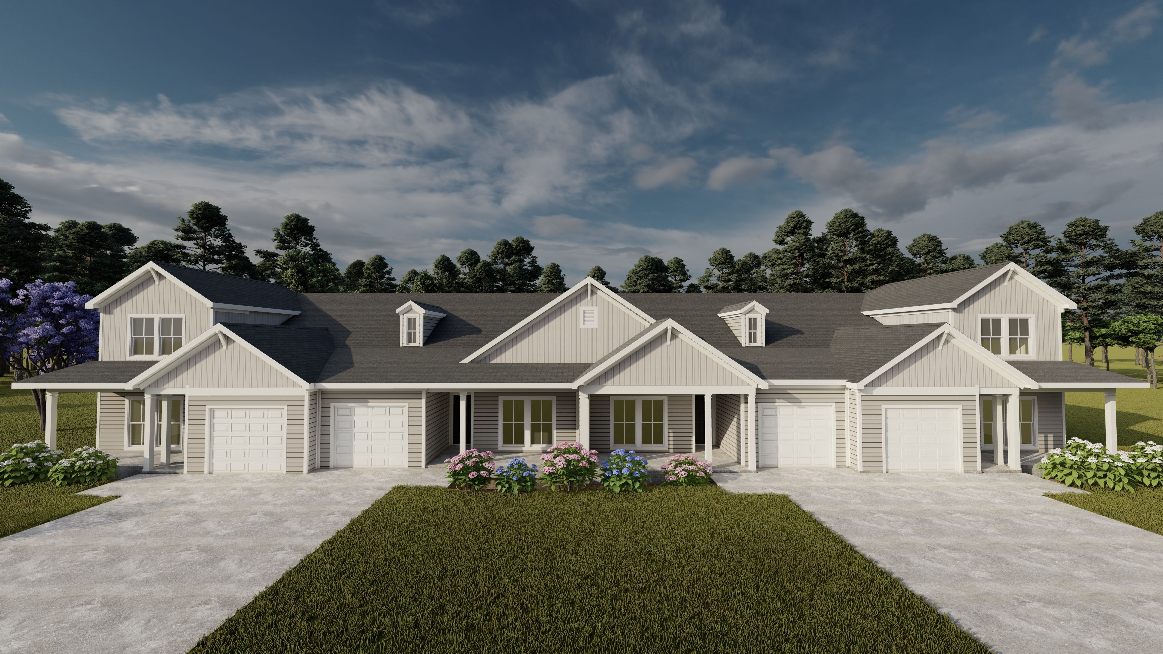 Macon 3-Bedroom - Forrest Bluff Townhomes: North Augusta, Georgia - Ivey Residential
