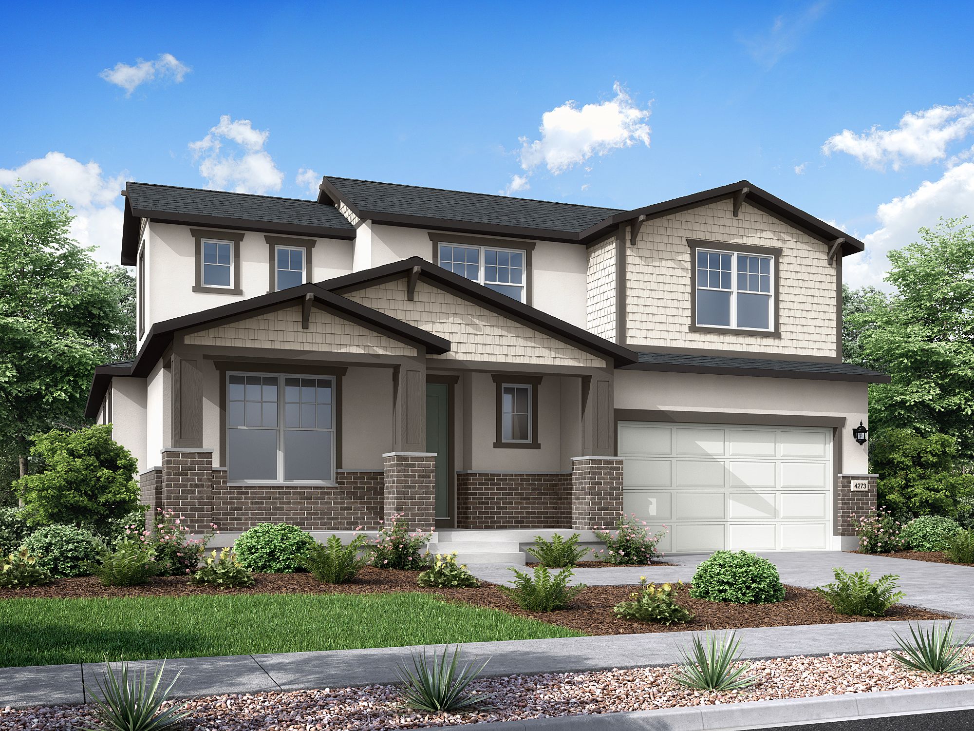 2200 Craftsman - Overland Collection Village 2: Eagle Mountain, Utah - Ivory Homes