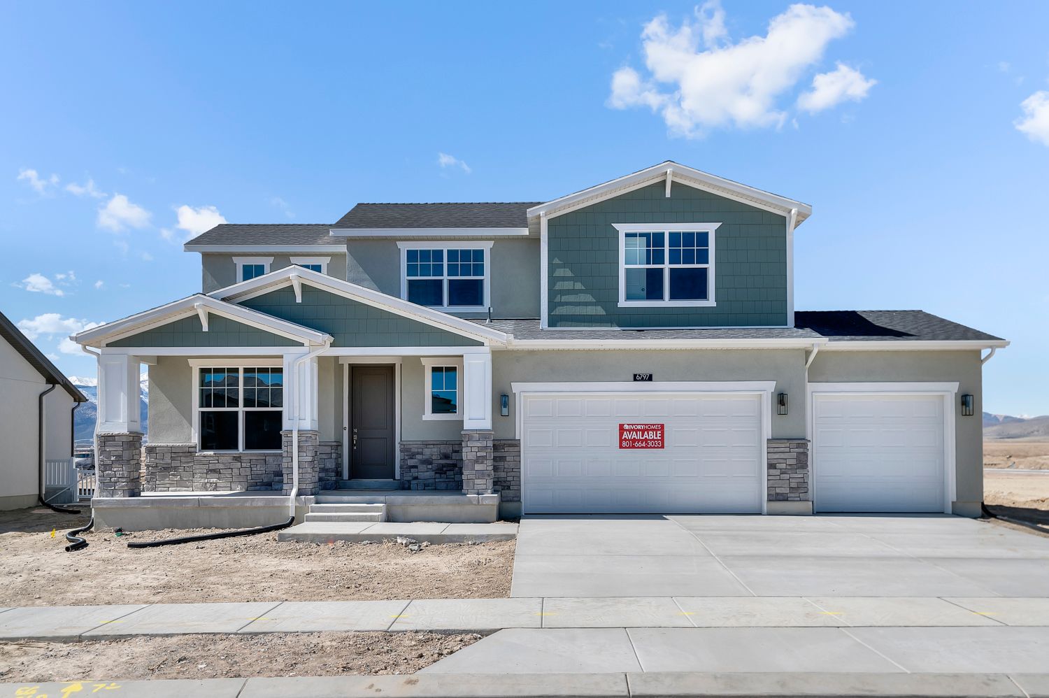 2200 Craftsman - Overland Collection Village 2: Eagle Mountain, Utah - Ivory Homes
