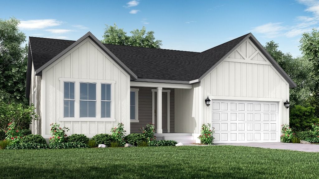1550 Farmhouse - Dry Creek Highlands Collection: West Jordan, Utah - Ivory Homes