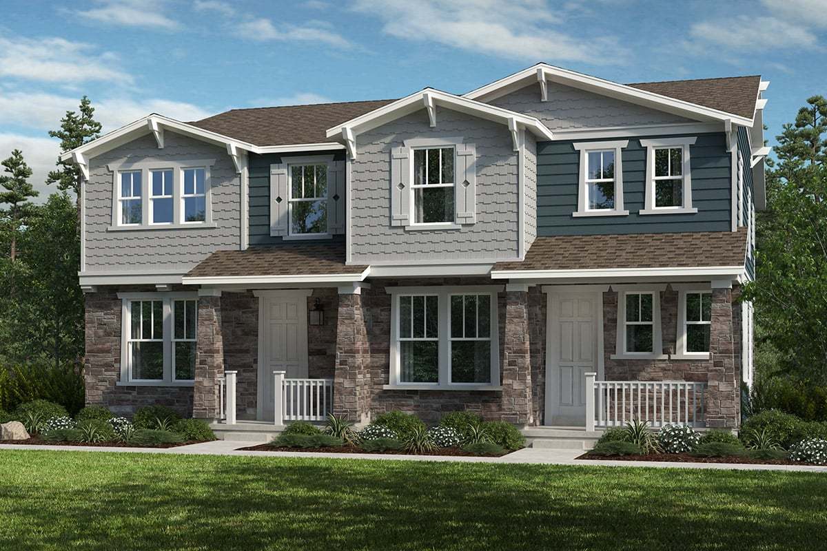 Plan 1672 Modeled - Painted Prairie Villas: Aurora, Colorado - KB Home