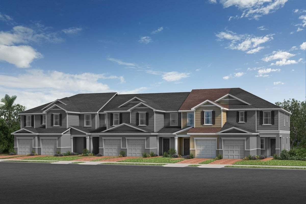 Plan 1557 Modeled - The Sanctuary Townhomes: Clermont, Florida - KB Home