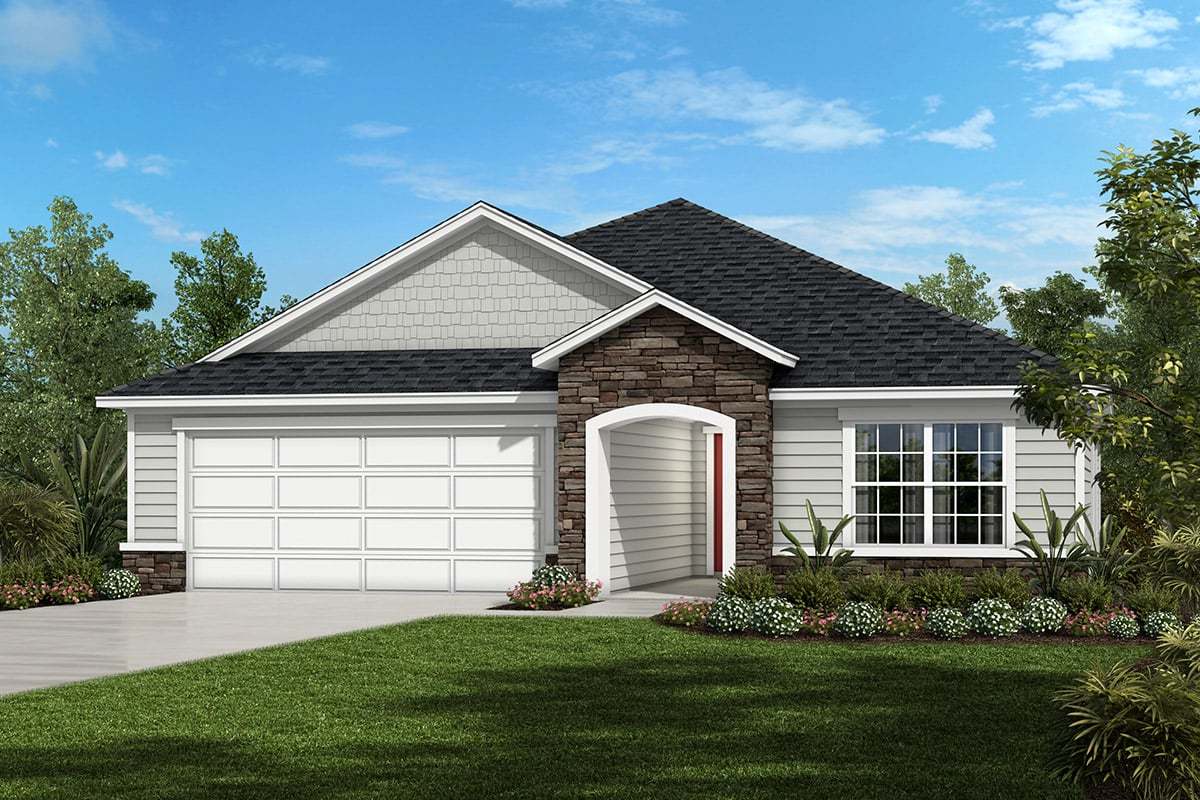Plan 2003 Modeled - Somerset - Executive Series: Palm Coast, Florida - KB Home