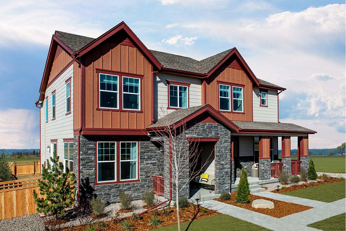 Painted Prairie Villas por KB Home en Denver Colorado