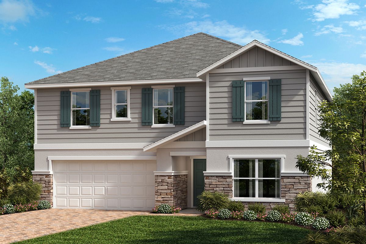 Plan 3016 - Gardens at Waterstone II: Palm Bay, Florida - KB Home