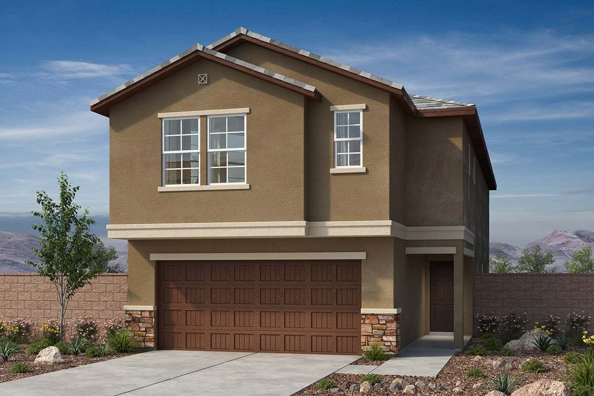 Exterior C with stone