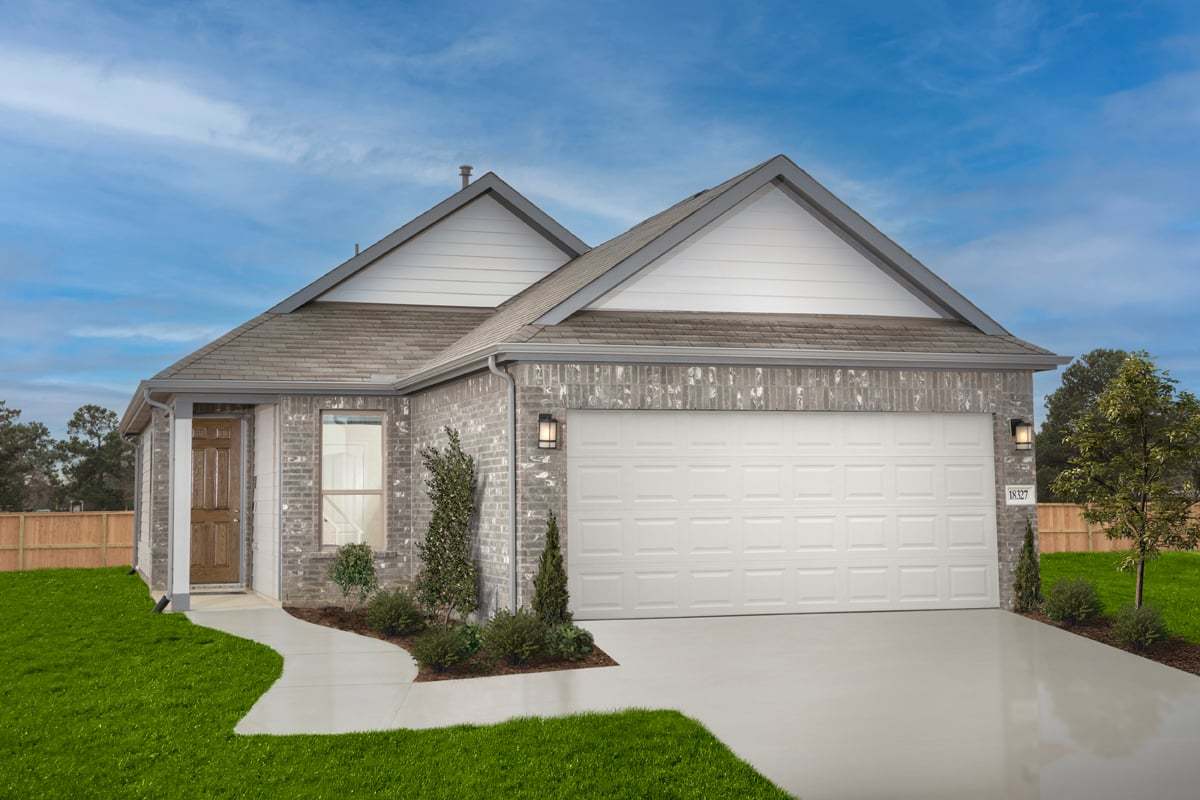 Plan 1360 Modeled - Oakwood Trails: Tomball, Texas - KB Home