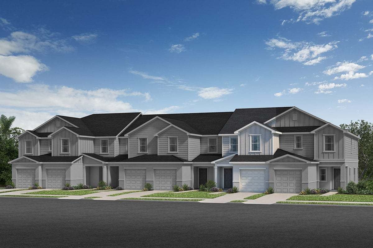 Plan 1557 - Reserve at Forest Lake Townhomes: Lake Wales, Florida - KB Home