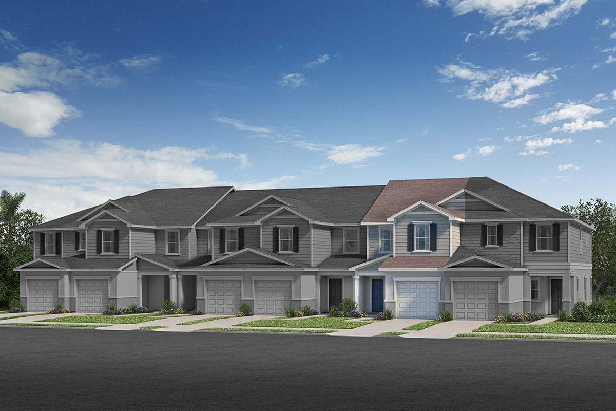 Plan 1557 - Reserve at Forest Lake Townhomes: Lake Wales, Florida - KB Home