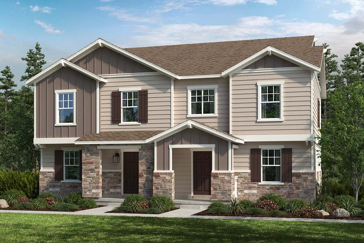Plan 1672 Modeled - Painted Prairie Villas: Aurora, Colorado - KB Home