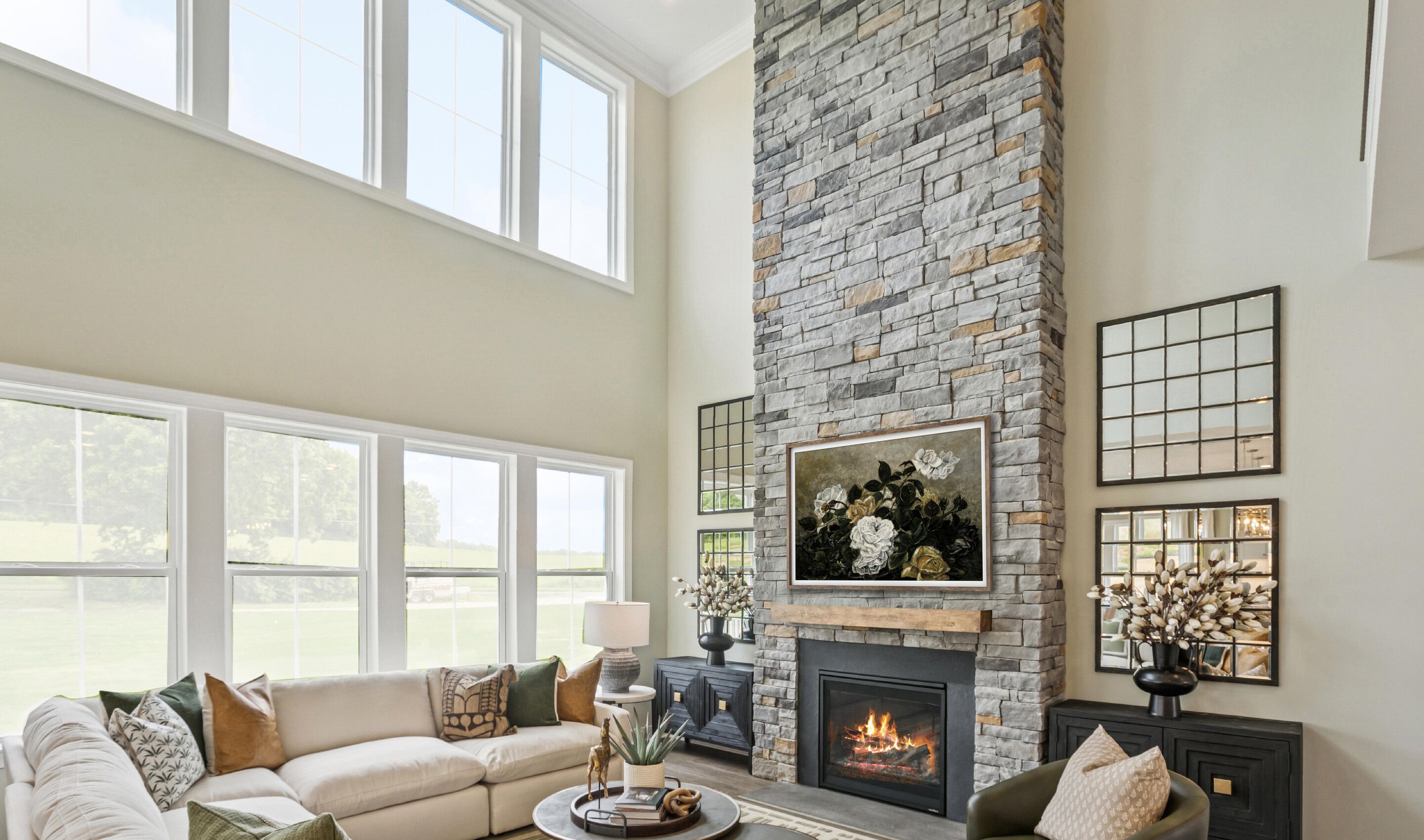 Two-story great room