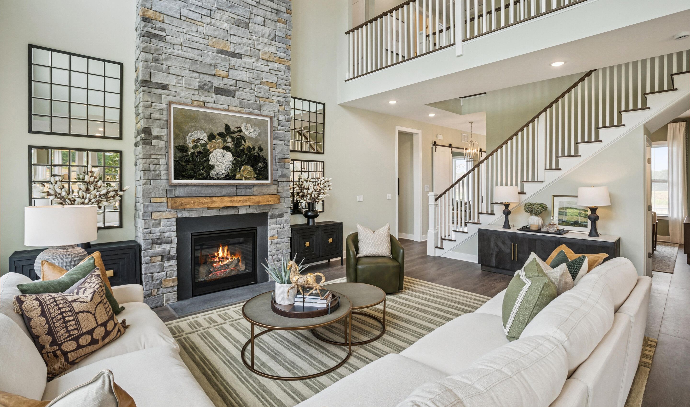 Two-story great room