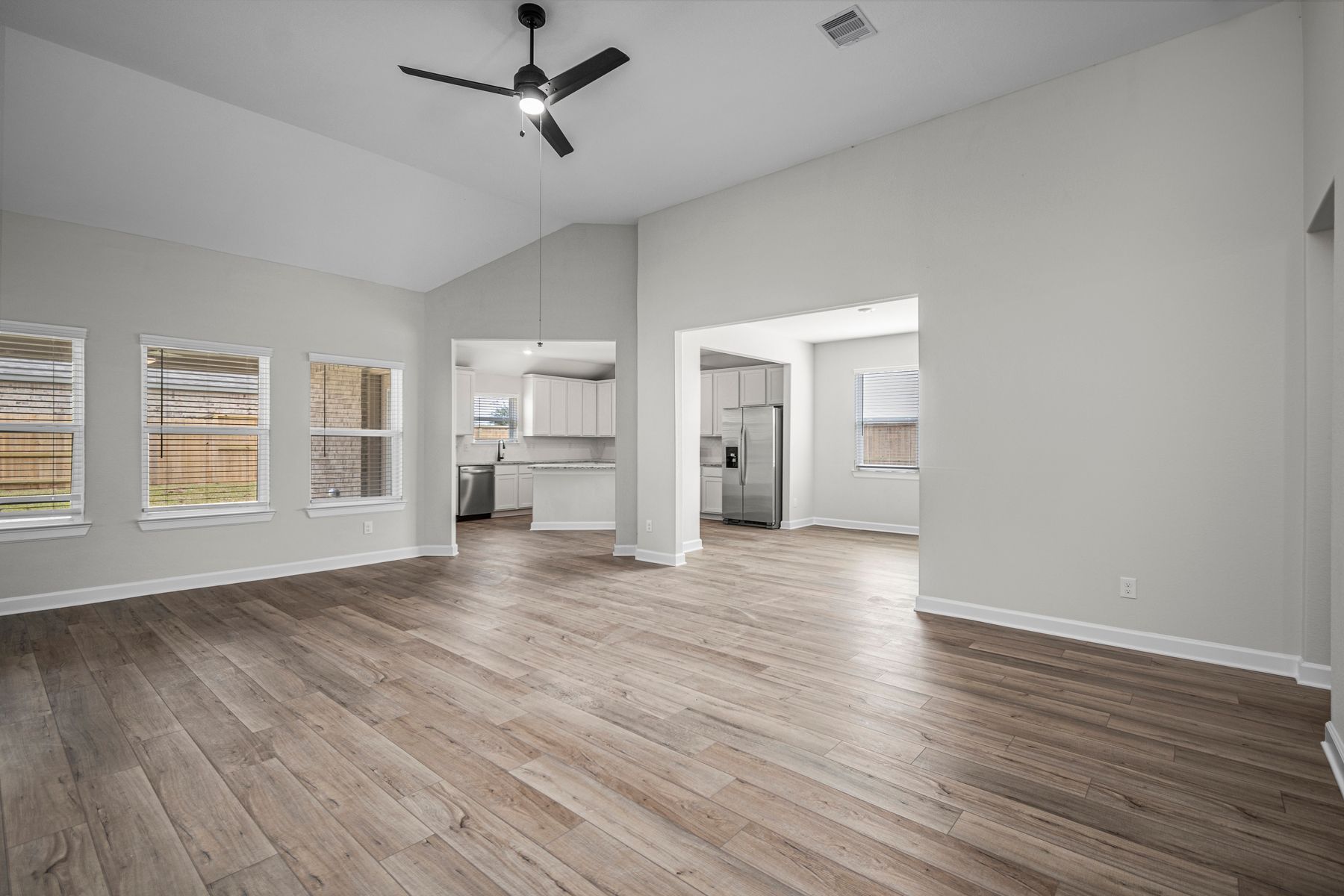 Watch a sports game or have a movie night in your spacious family room!