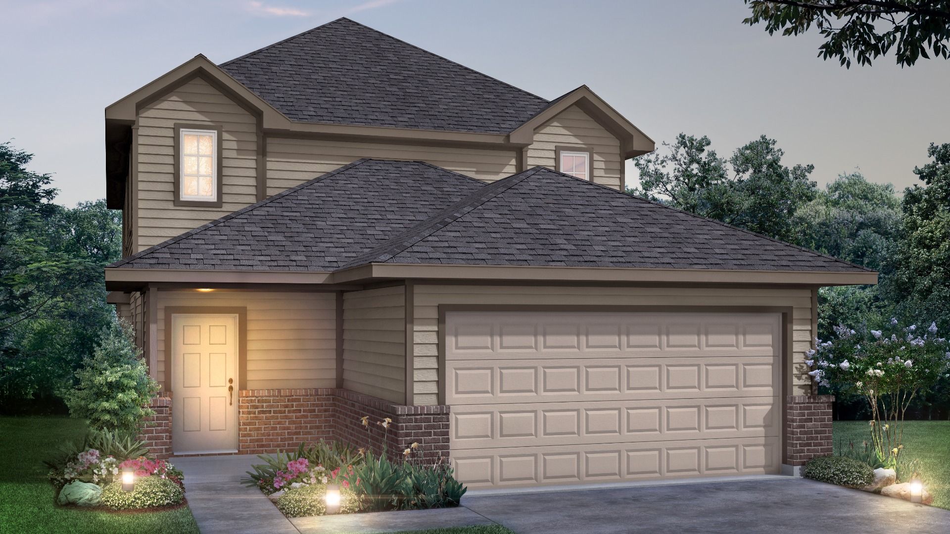The Redbud - Mackenzie Creek: Conroe, Texas - Legend Homes