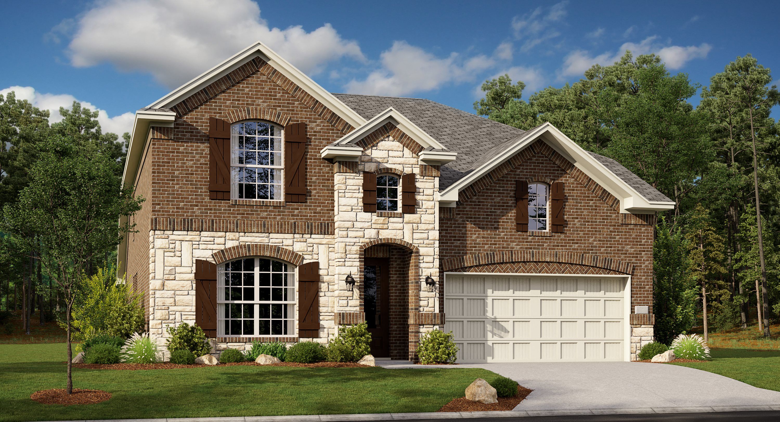 Azure w/ Media Standard - Spiritas Ranch - Brookstone: Little Elm, Texas - Lennar