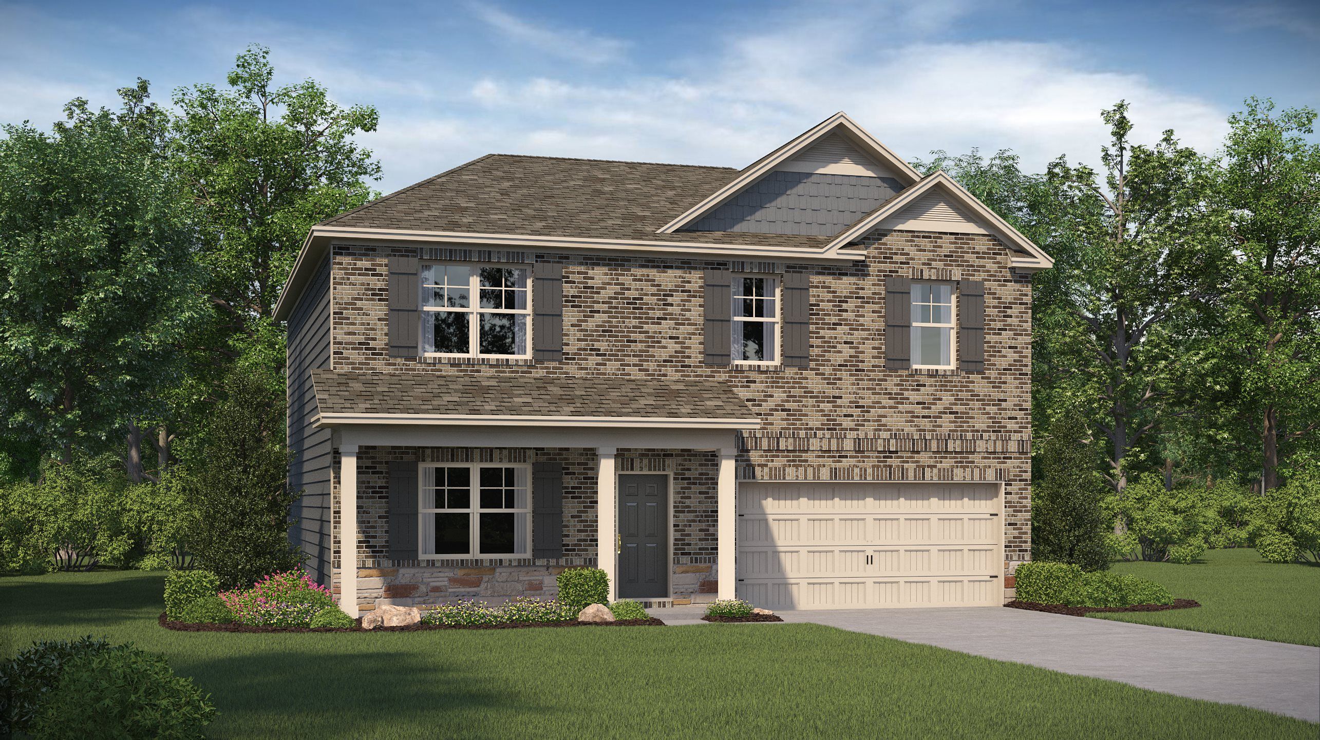 Providence with Basement floor plan