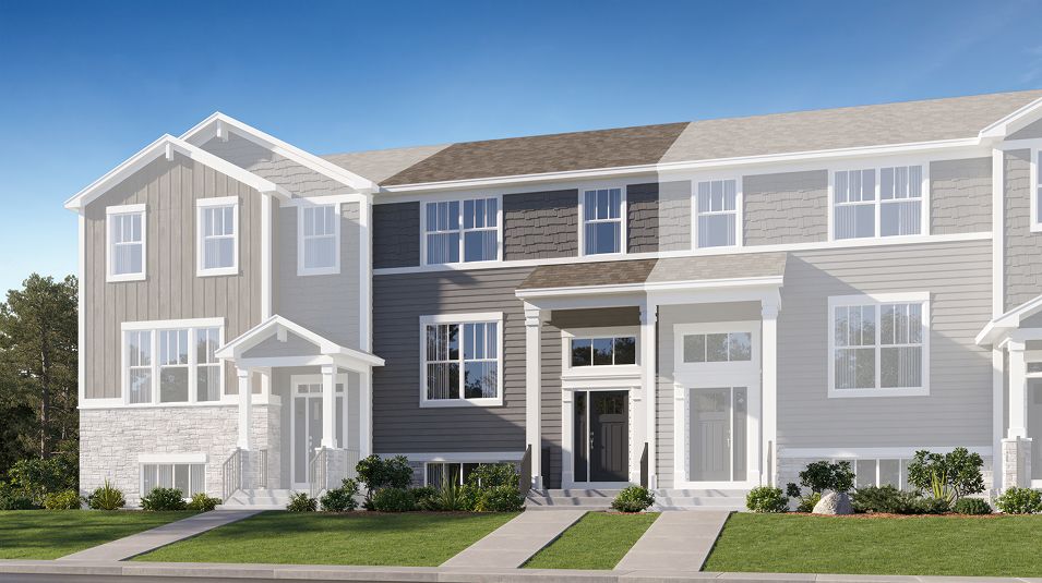 Amherst - Autumn Glen - Urban Townhomes: Plainfield, Illinois - Lennar