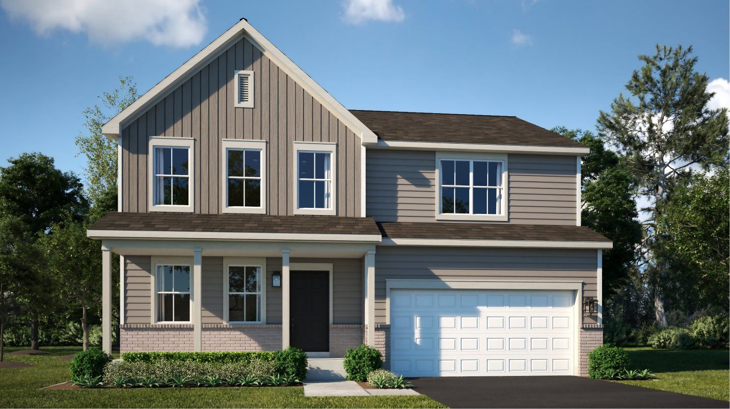 Townsend - Hudson Pointe II - Horizon Series: Oswego, Illinois - Lennar