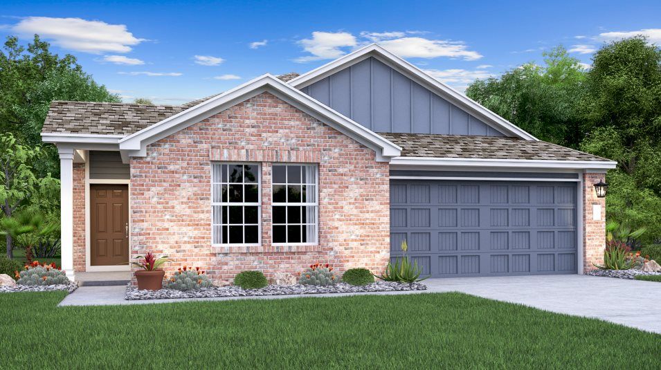 Cardwell 20x20 Garage - Meadowlark Preserve - Highlands Collection: Pflugerville, Texas - Lennar