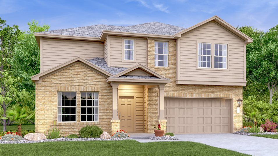 Hudson 20x20 Garage - Meadowlark Preserve - Highlands Collection: Pflugerville, Texas - Lennar