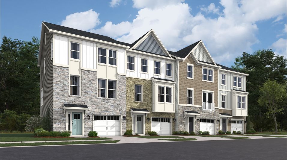 Tennyson Front Load Garage - Plantation Lakes - South Shore Townhomes: Millsboro, Delaware - Lennar